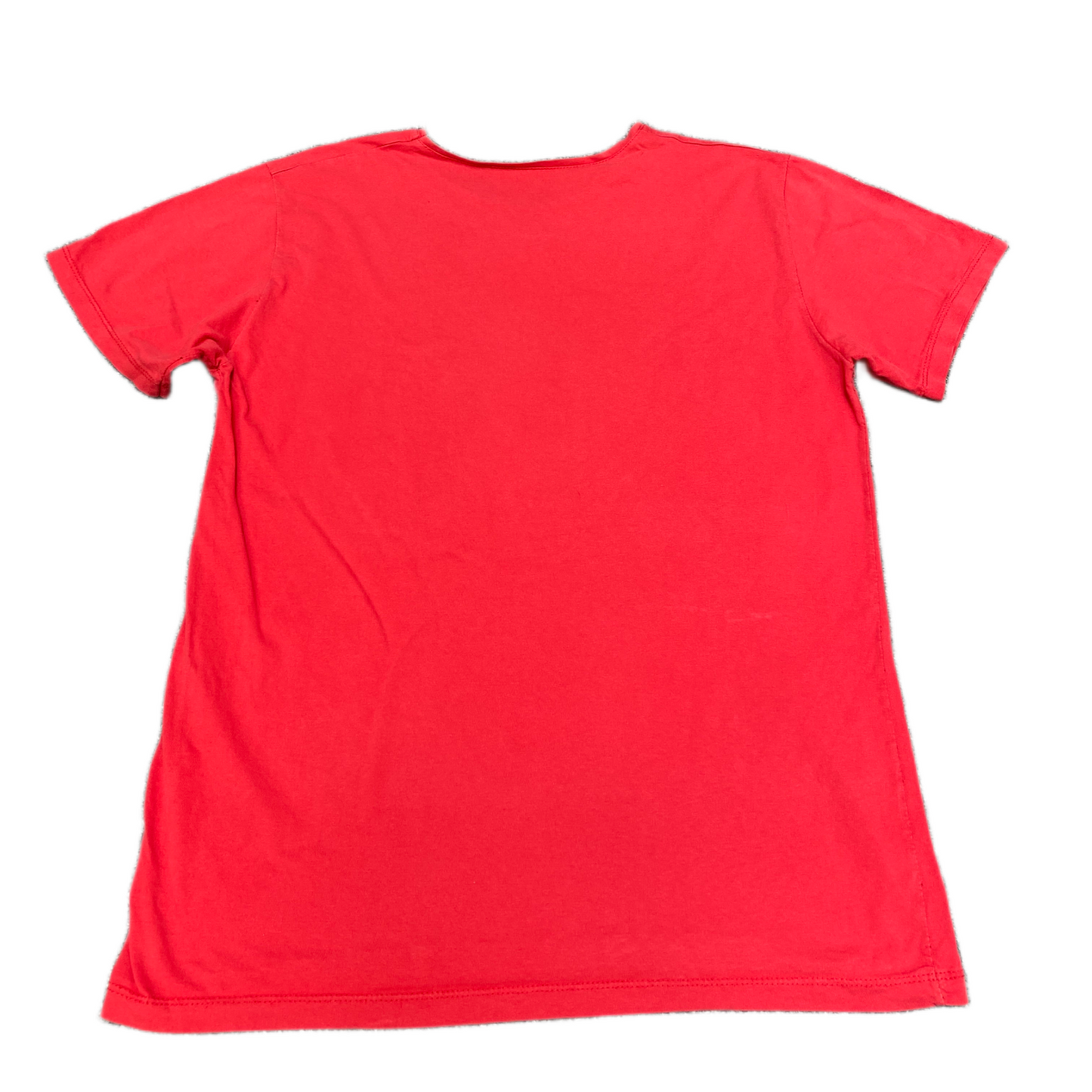 Calvin Klein T-Shirt Mens S Red Graphic Logo Short Sleeve Crew Neck Pullover Tee