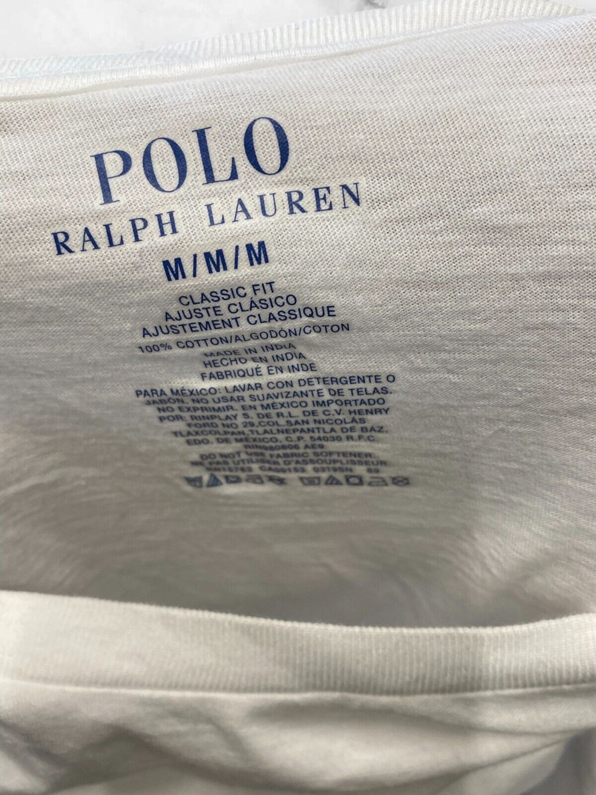 Polo Ralph Lauren Tee Shirt Men's Medium Grey 100% Cotton Classic Fit Crew Neck