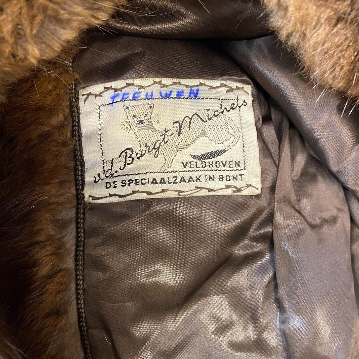 Womens Faux Fur Jacket Large Brown Cozy Warm Winter Long Sleeve Shawl Collar