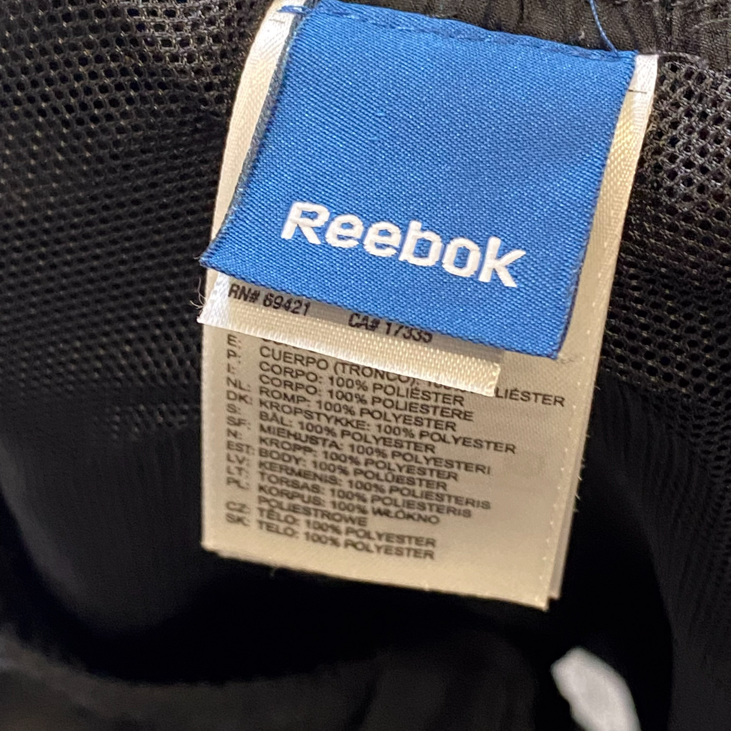 Reebok Shorts Womens 26W Black Spellout Logo Elastic Waist Drawstring Athletic