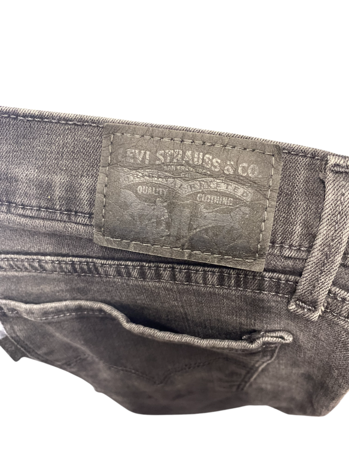 Levi's Jeans Womens 28W 28L Black Denim Dark Wash Comfort Skinny Leg Five Pocket