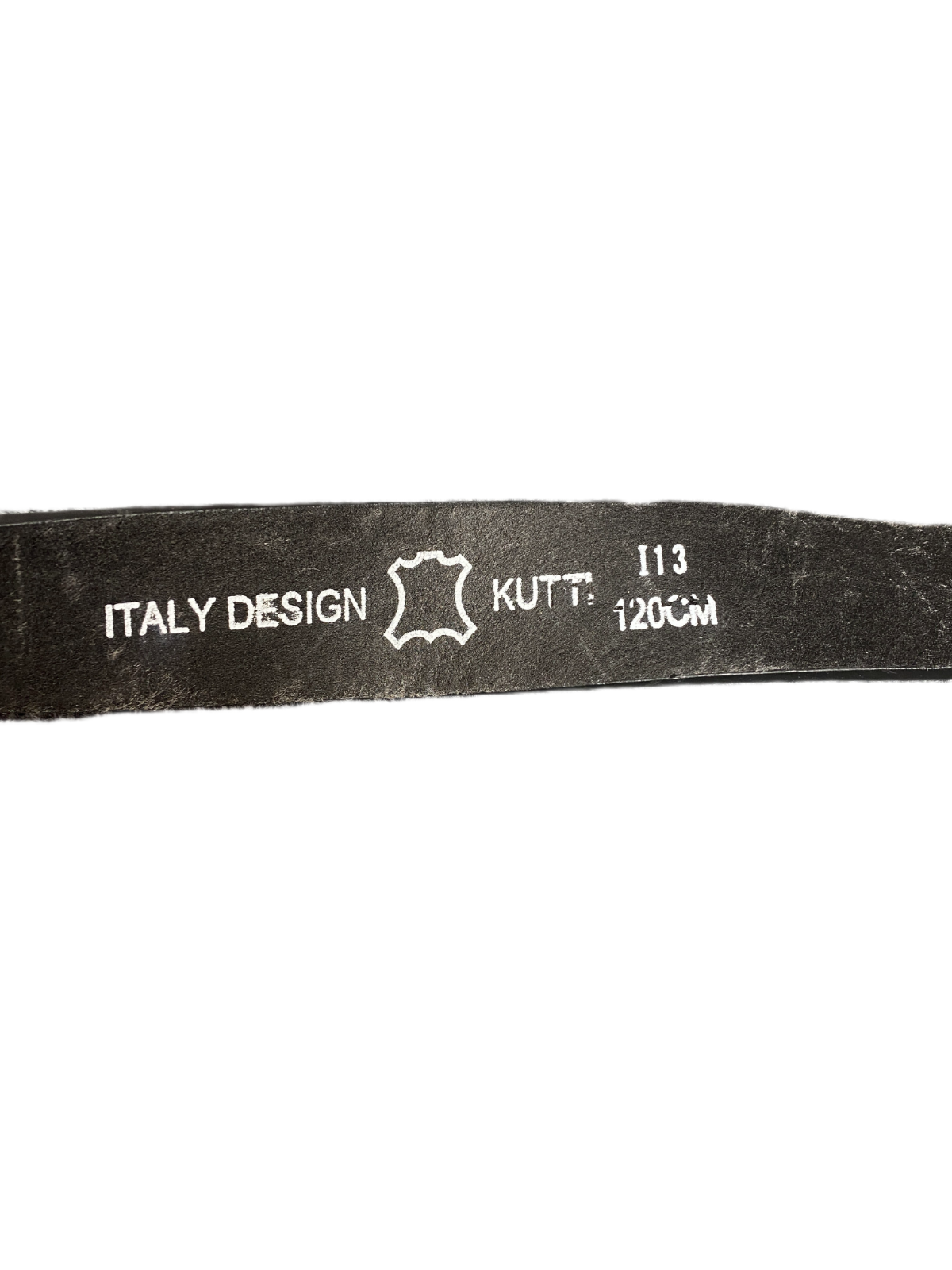Waist Belt Men Black Leather Adjustable Metal Keeper Silver Pin Buckle 46 inches
