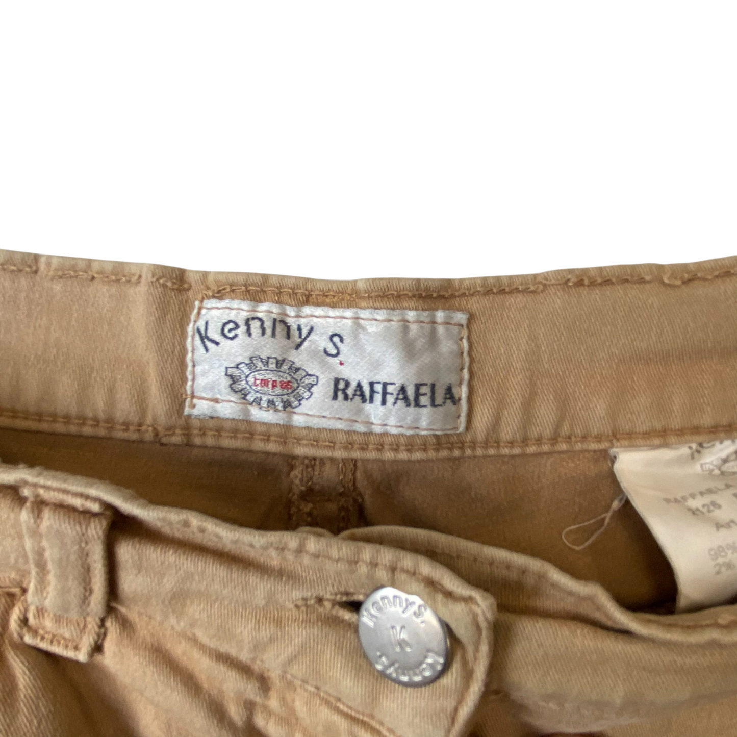 Kenny S. Raffaela Jeans Womens Large W31 L33 Brown Bootcut Pockets Outdoor