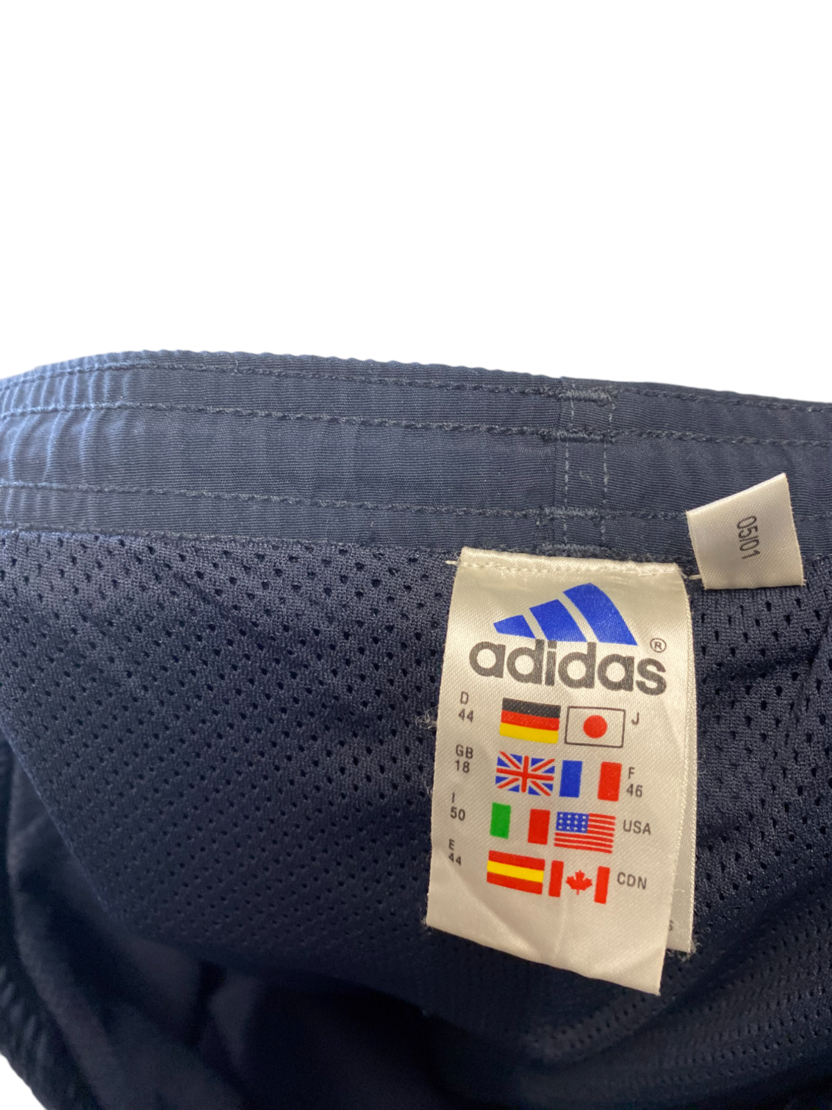 adidas Joggers Mens XL Blue Relaxed Fit Elastic Waist Straight Leg Track Pants