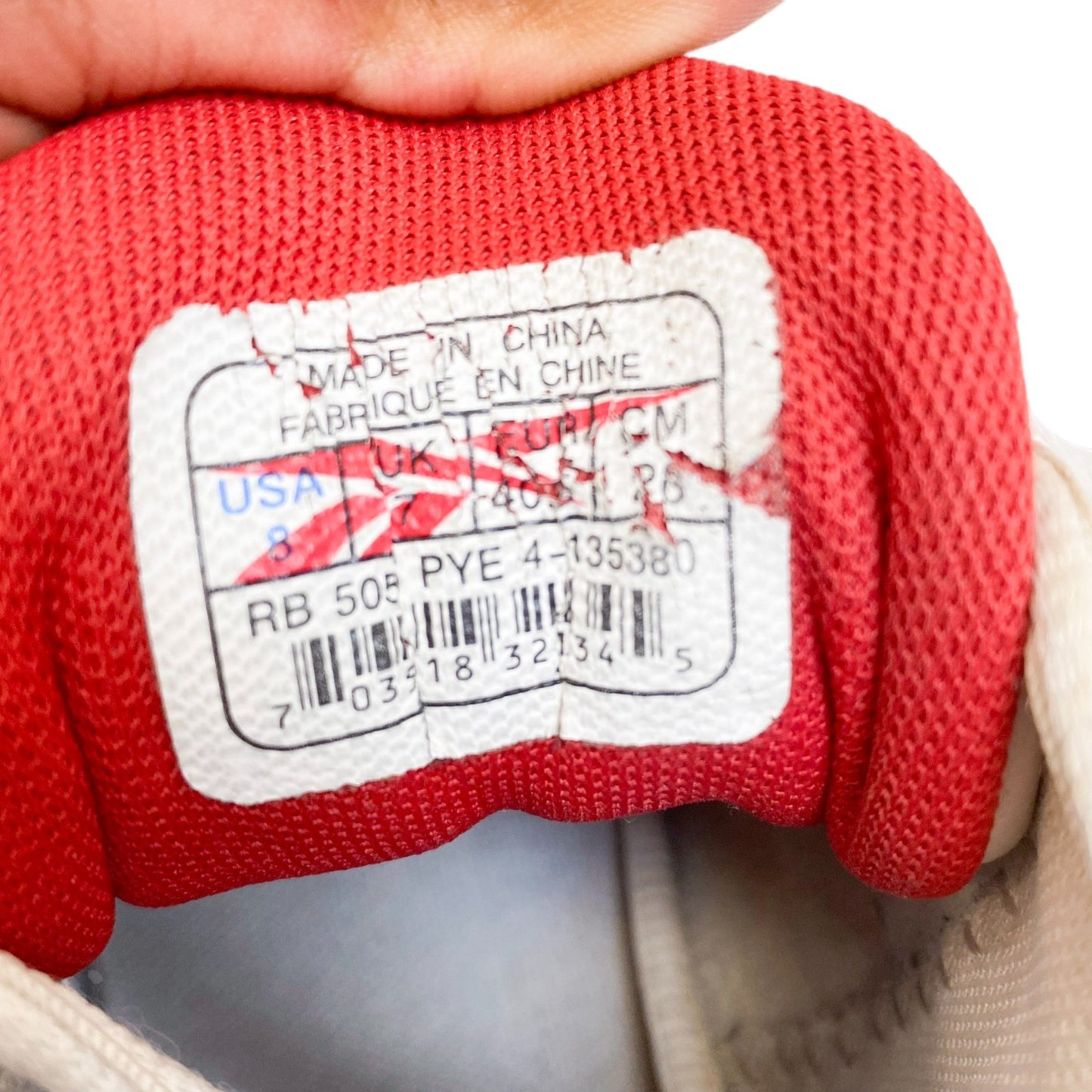 Reebok Hexalite Basketball Shoes Mens 7 White Red Leather Isolation Performance