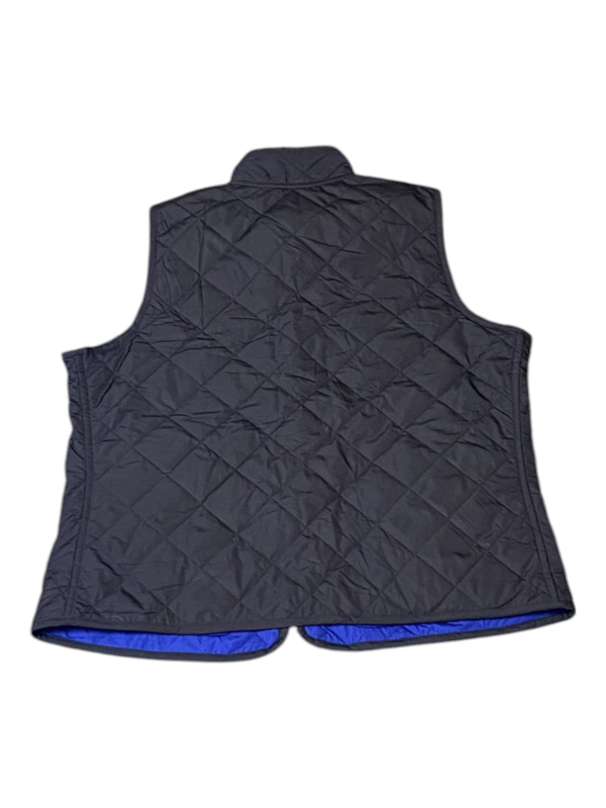 Womens Puffer Vest Medium Black Mercantile Quilted Sleeveless Zipper Pockets