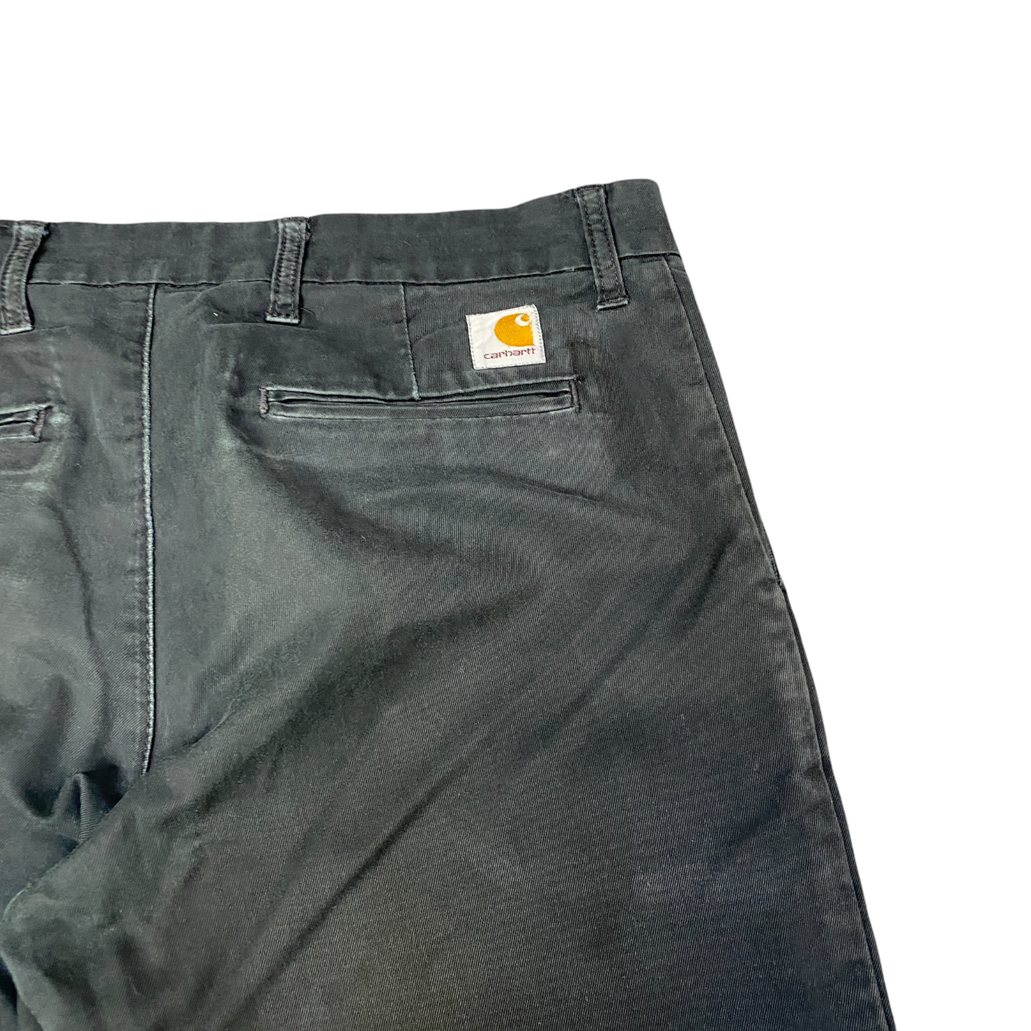 Carhartt Sid Pants Mens Large Black Slash Pockets Stretch Slim Fit Straight Leg