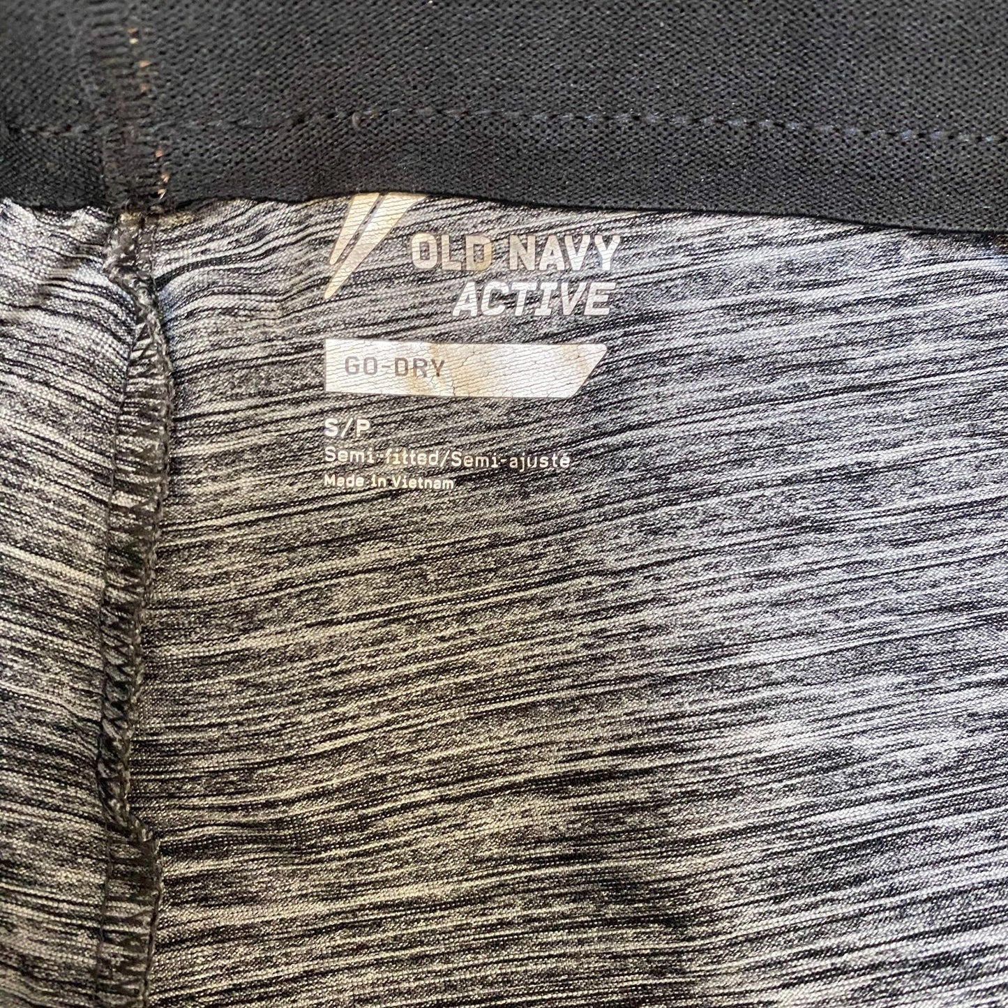 Active Running Sprinter Shorts Womens S Grey Go Dry Semi Fitted Drawstring Waist