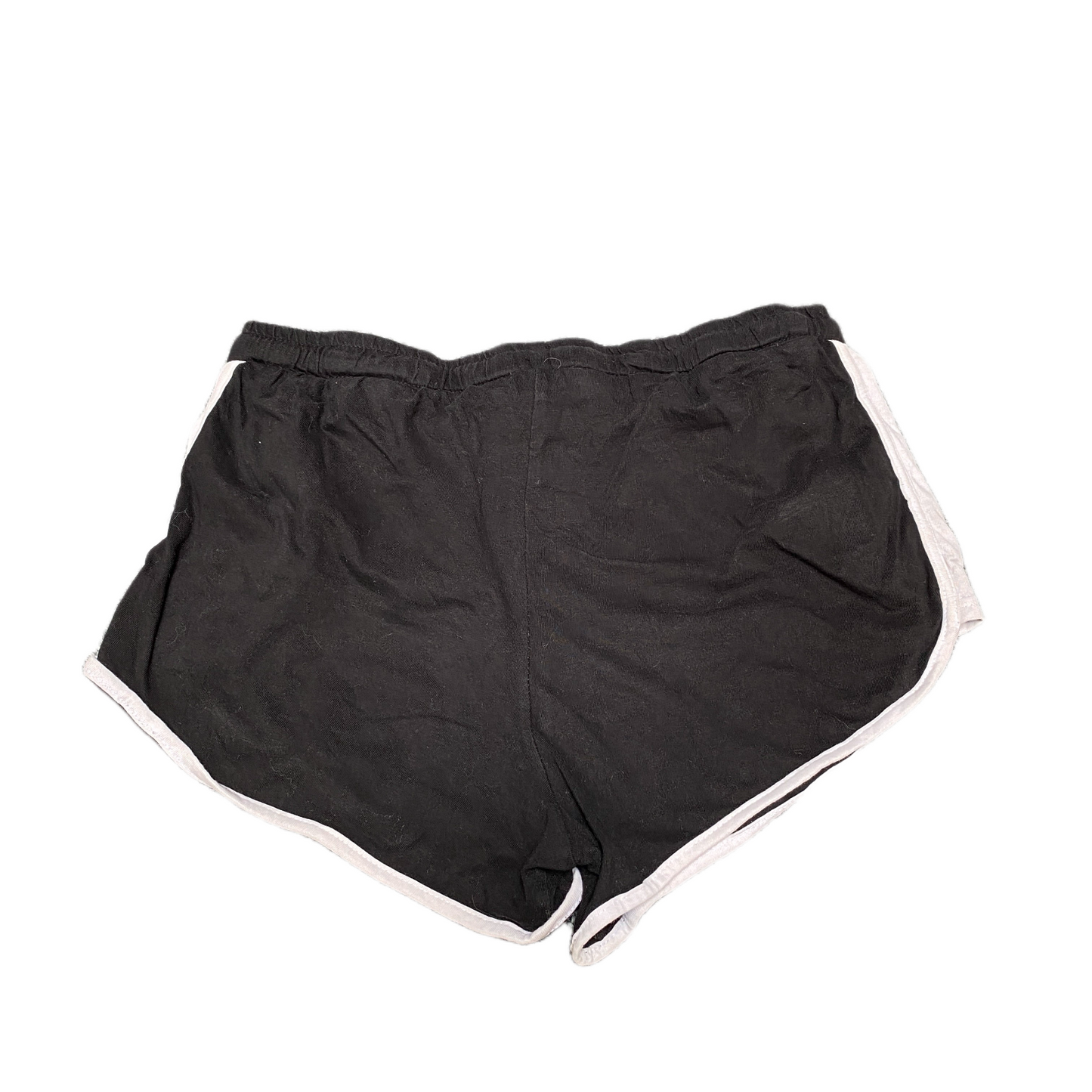 Running Sprinter Shorts Womens M 26" Waist Black Athletic Gym Workout Drawstring