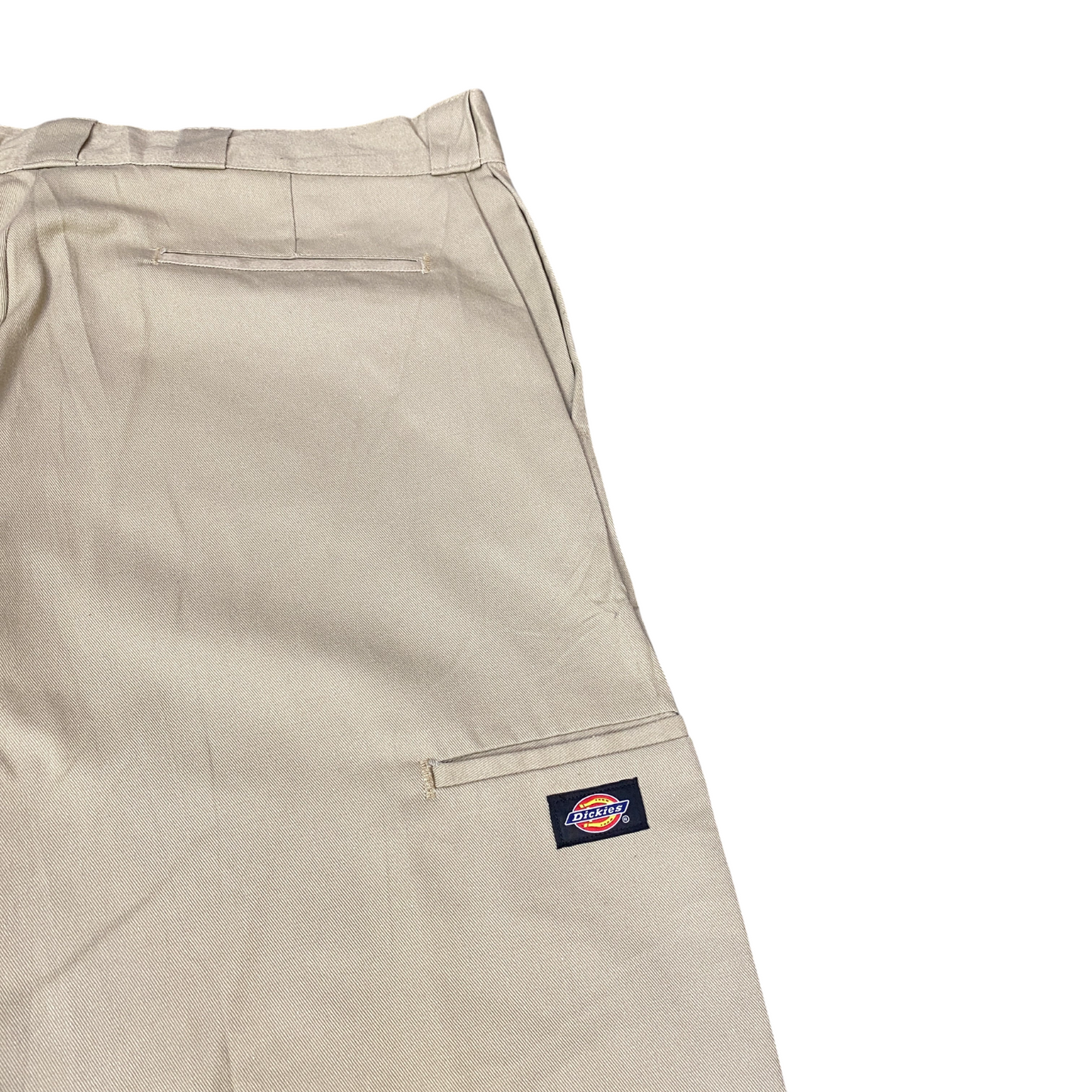 Dickies Flex Work Pants Men XL Beige Double Knee Cell Phone Pockets Straight Leg