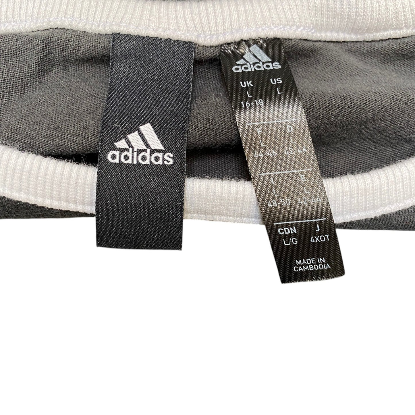 Adidas T-Shirt Womens Large Black Stretch Spellout Logo Crew Neck Vtg Y2k Tee
