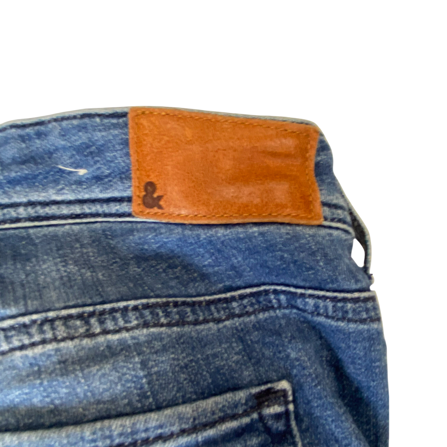 H&M Jeans Womens Medium W28 L32 Blue Denim Bootcut Flat Front Pockets Outdoor