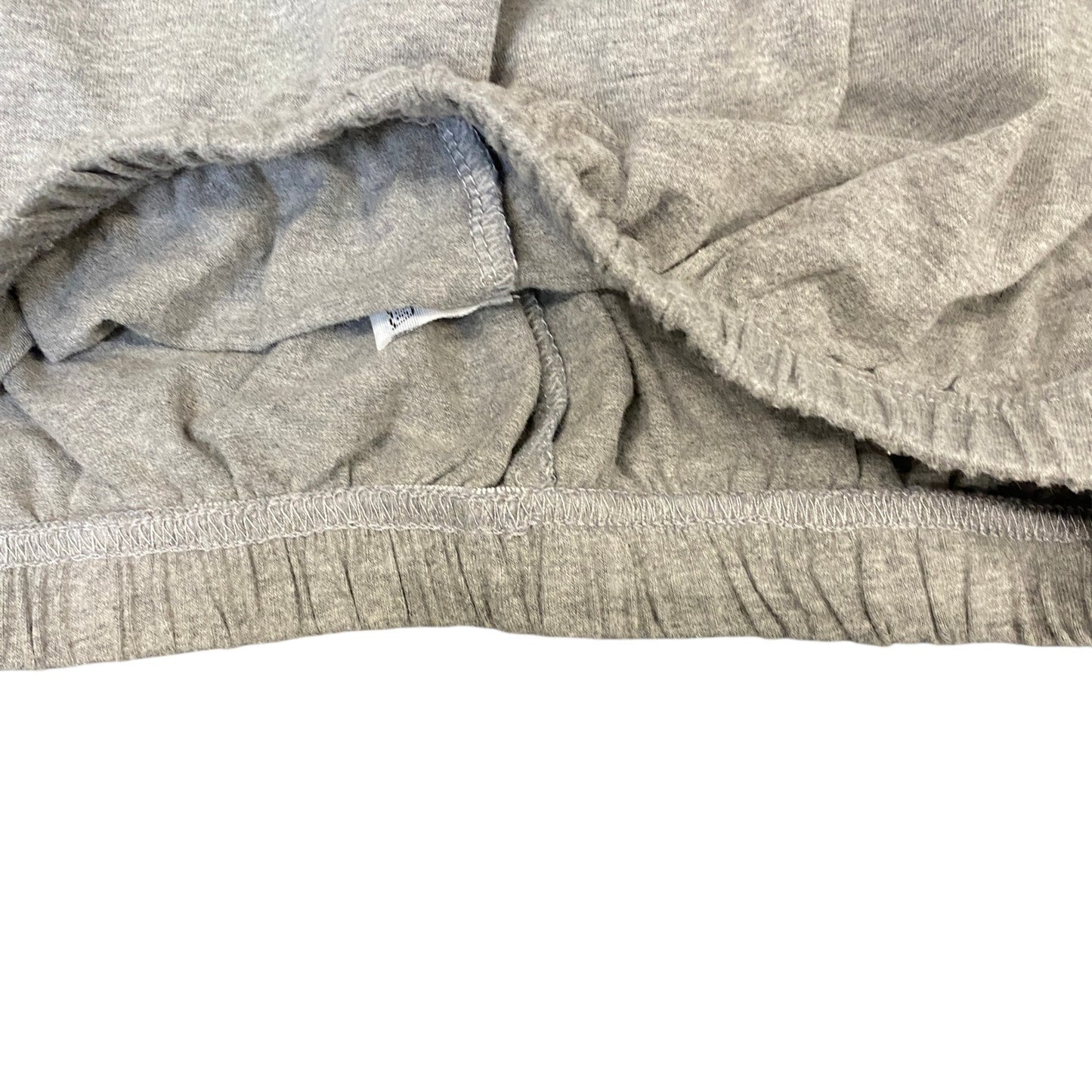 Running Sprinter Shorts Womens S 21" Waist Grey Athletic Gym Workout Dolphin Hem