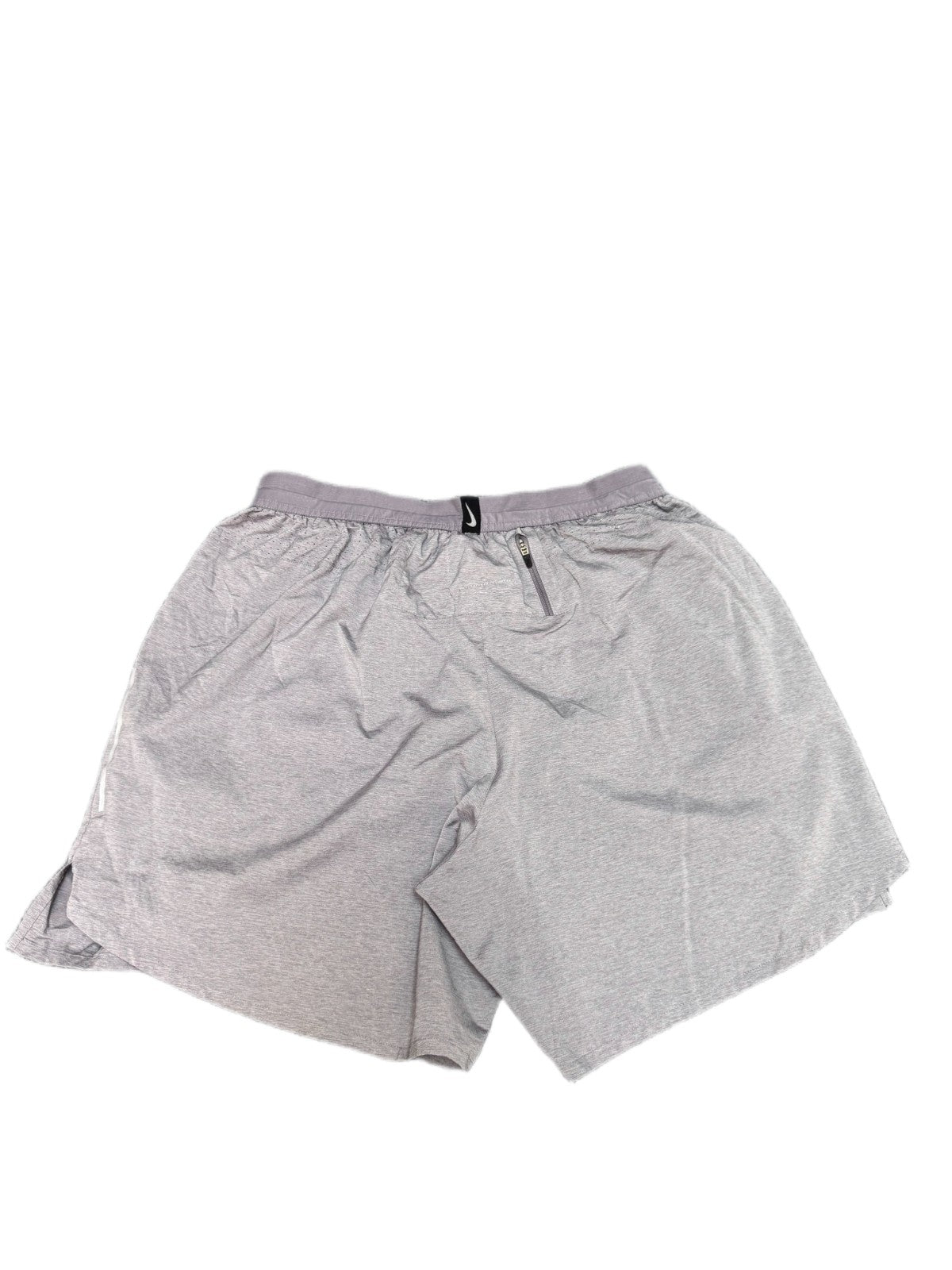 Nike Dri-FIT Running Shorts Fits as Mens Small 30" Waist Grey Heather Drawstring