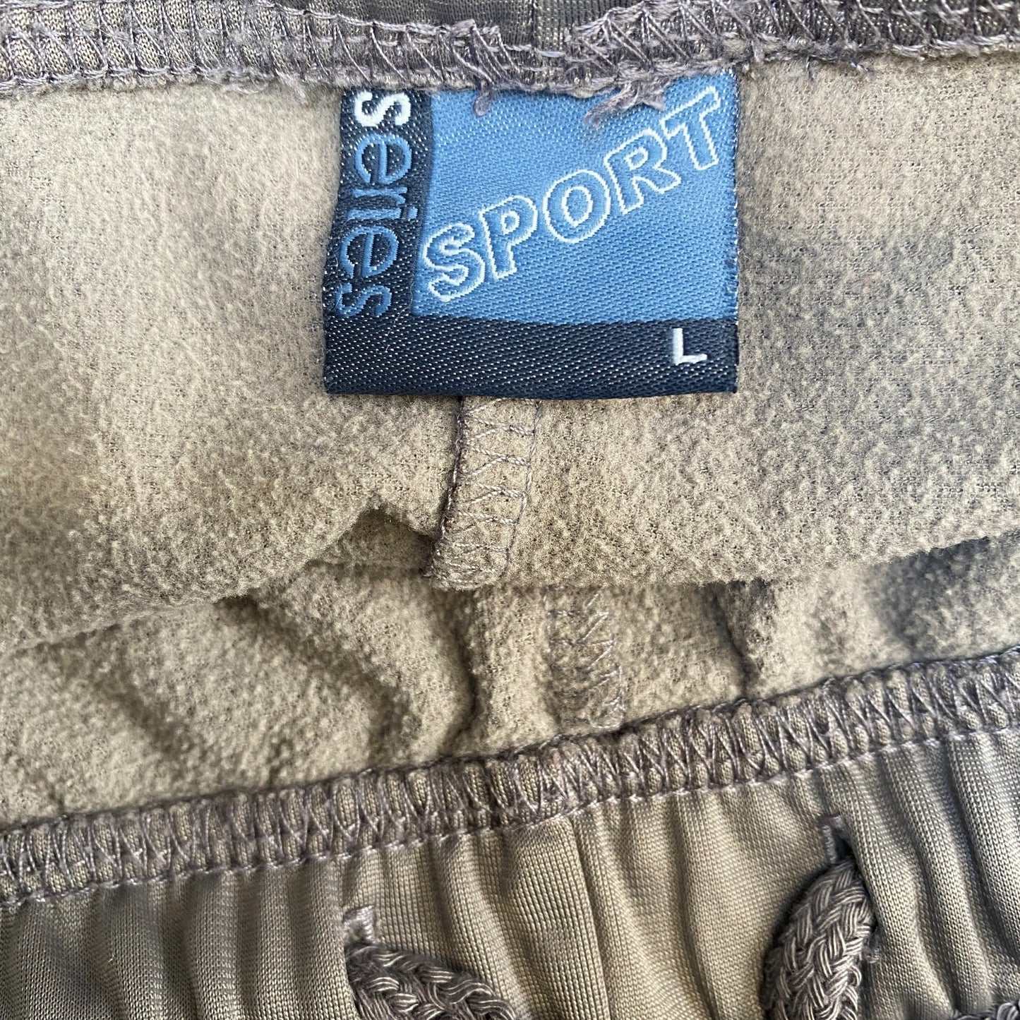 Track Pants Fits as Mens 34" Waist Grey Athletic Ankle Snap Button Trousers