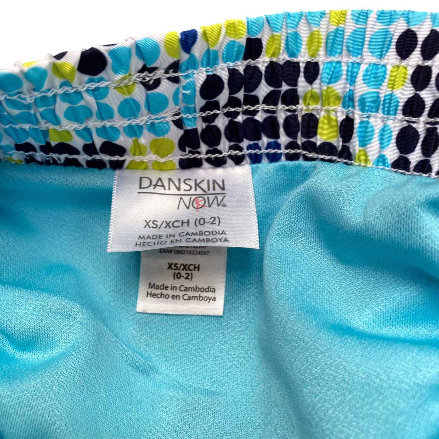 Running Sprinter Shorts Womens XS Multicoloured Polka Dot Stretch Athleic Fit