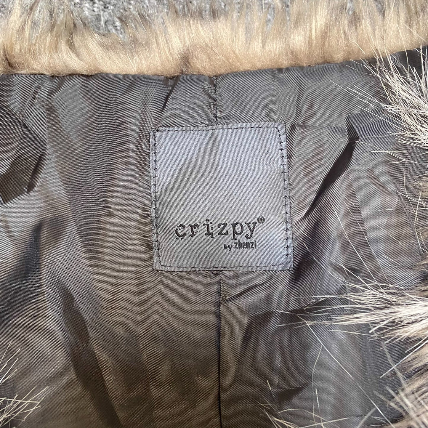 Crizpy by Zhenzi Faux Fur Vest Womens 2XL Multicolor Leopard Print Sleeveless