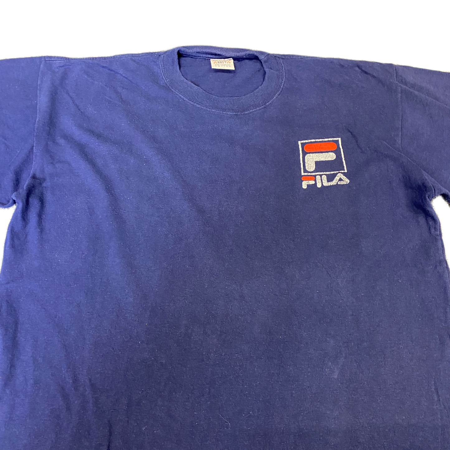 America's Best T-Shirt Mens Large Navy Flia Graphic Logo Preshrunk Pullover Tee