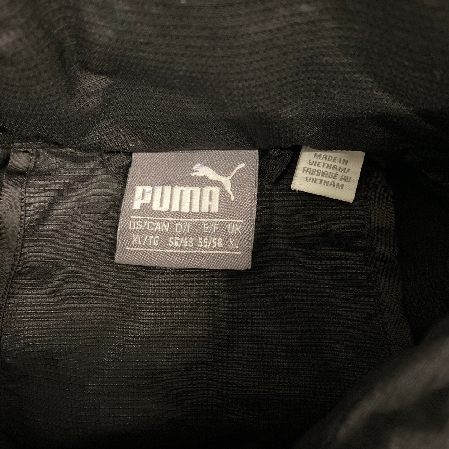PUMA Steel Sports StormCell Windbreaker Jacket Men XL Black Long Sleeve Full Zip