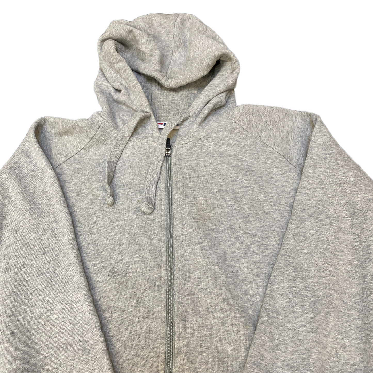 Fila Hoodie Mens L Grey Heather Long Sleeve Drawstring Full Zipper Sweatshirt