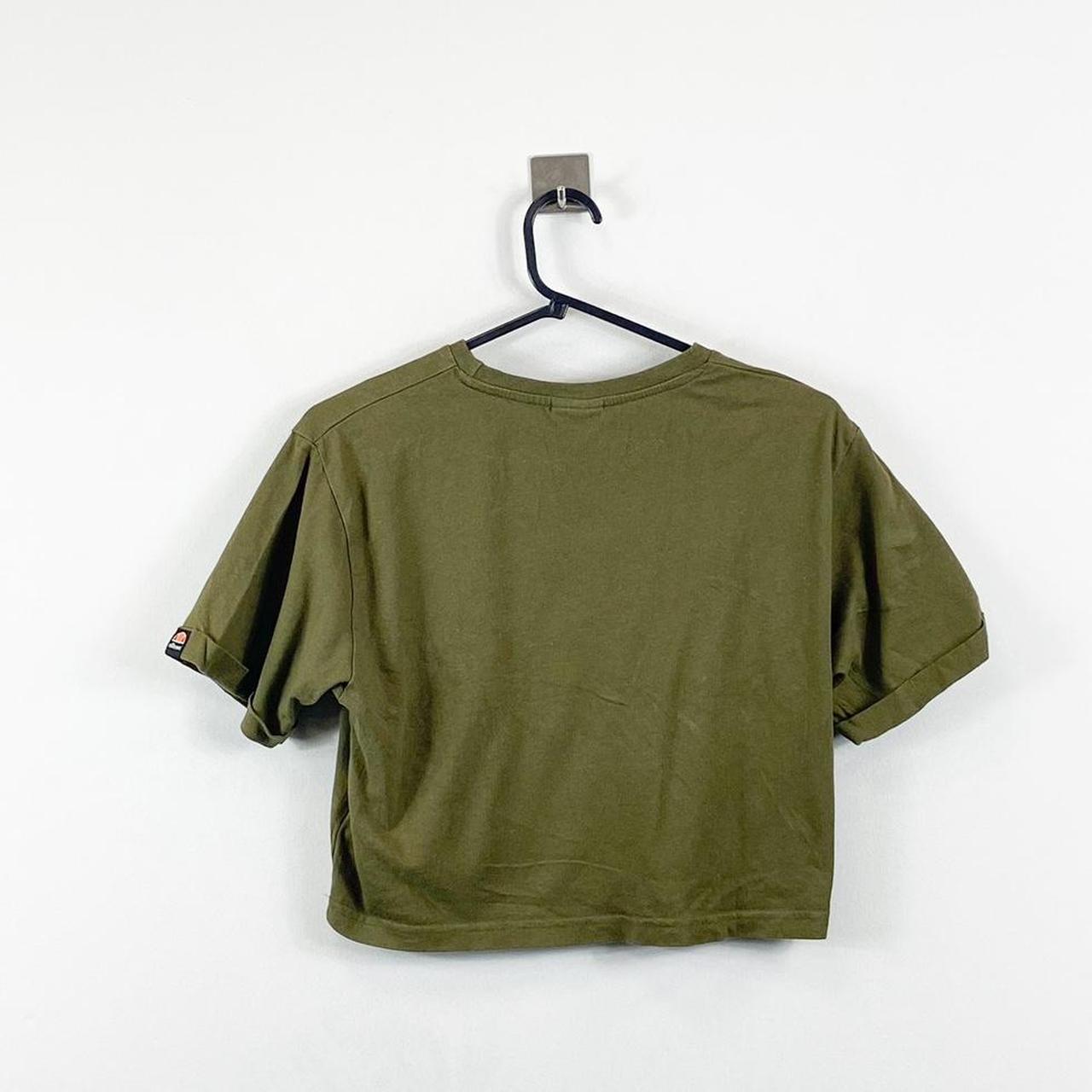 Ellesse Khaki Green Crop Top Women’s S