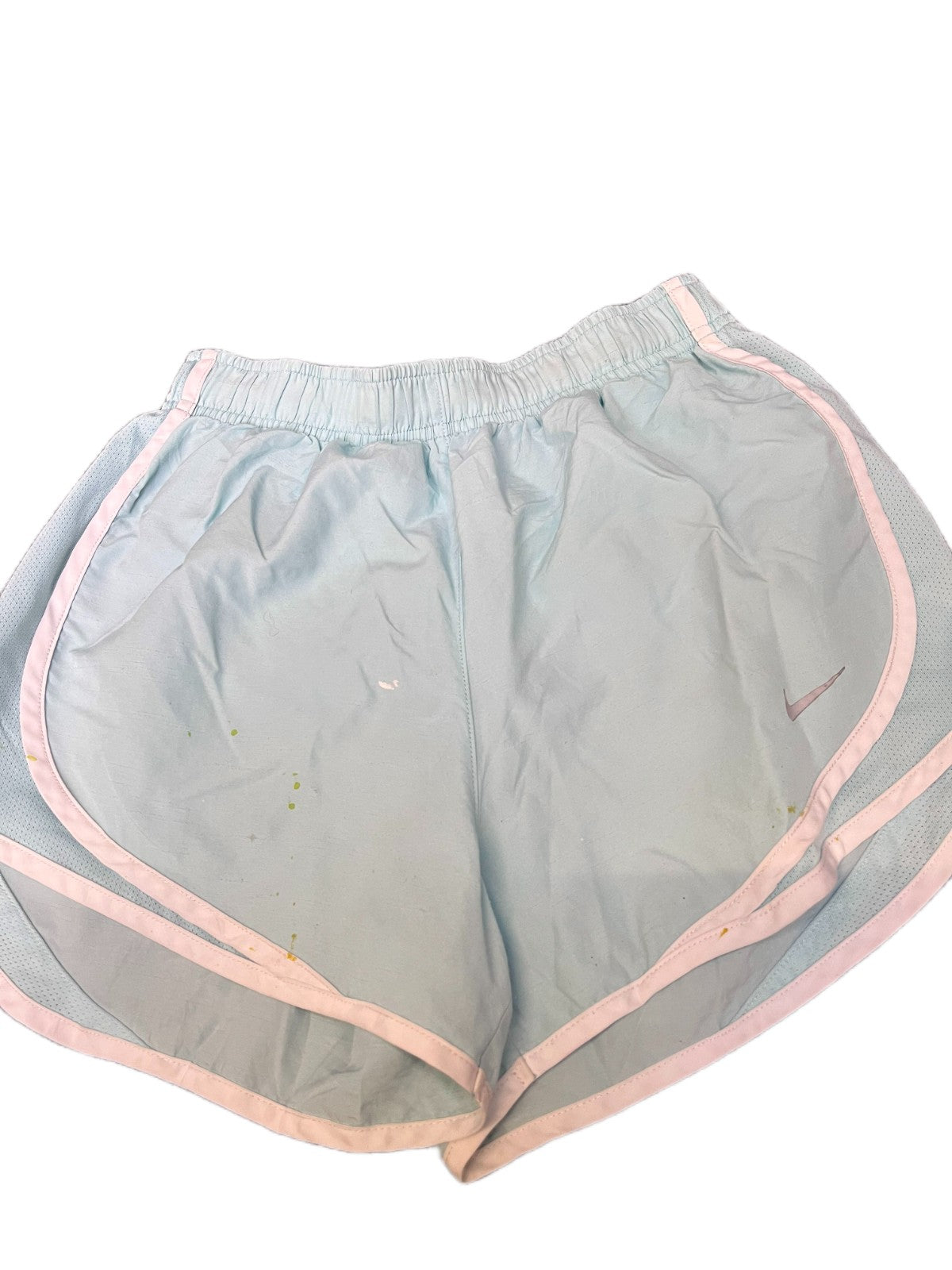 Nike Running Tempo Shorts Womens Small 24" Waist Blue Performance Dolphin Hem