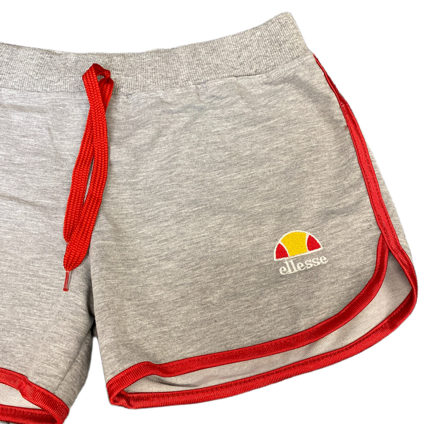 Running Sprinter Shorts Womens XL 30" Waist Grey Athletic Workout Dolphin Hem