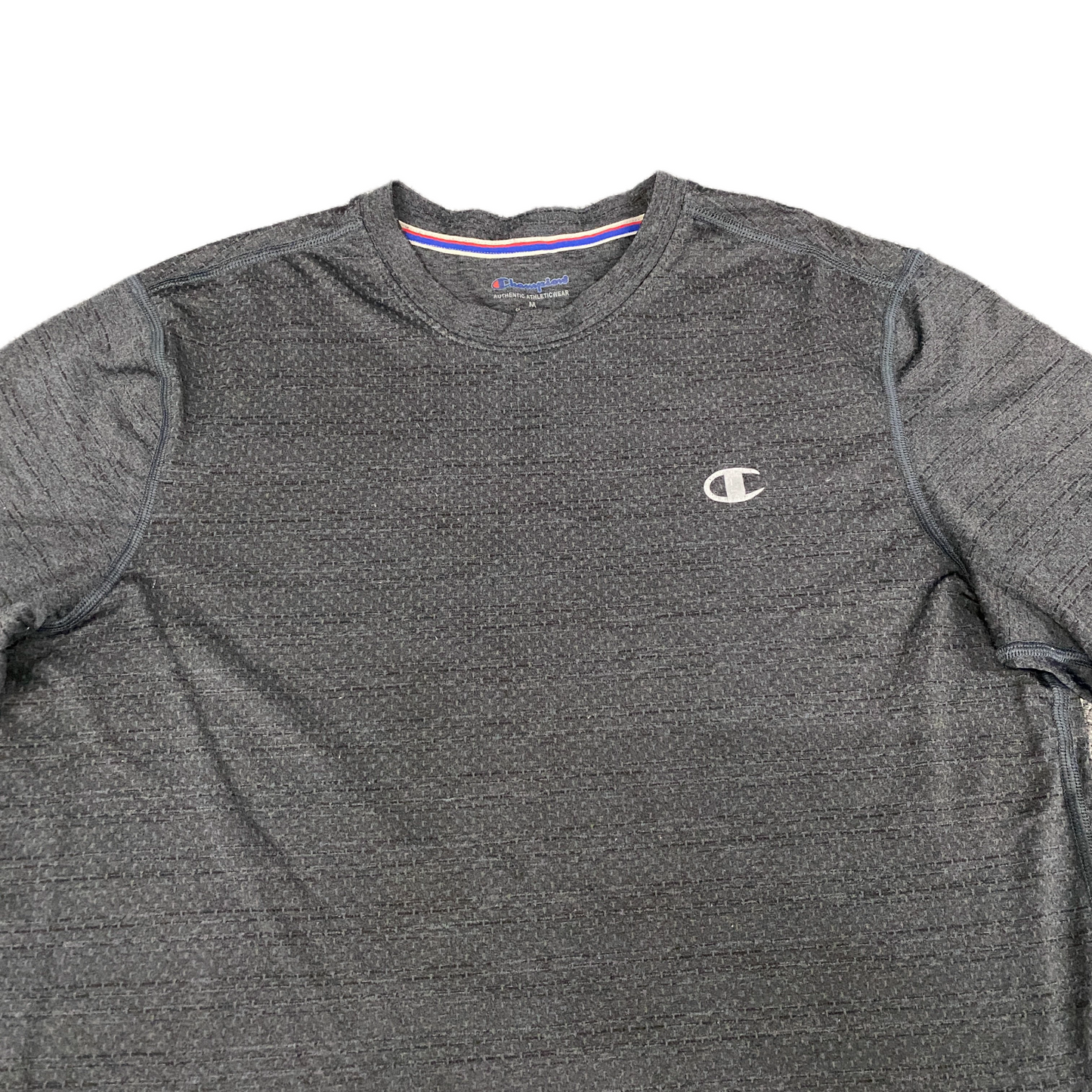 Champion Athleticwear T-Shirt Mens M Black Short Sleeve Crew Neck Pullover Tee