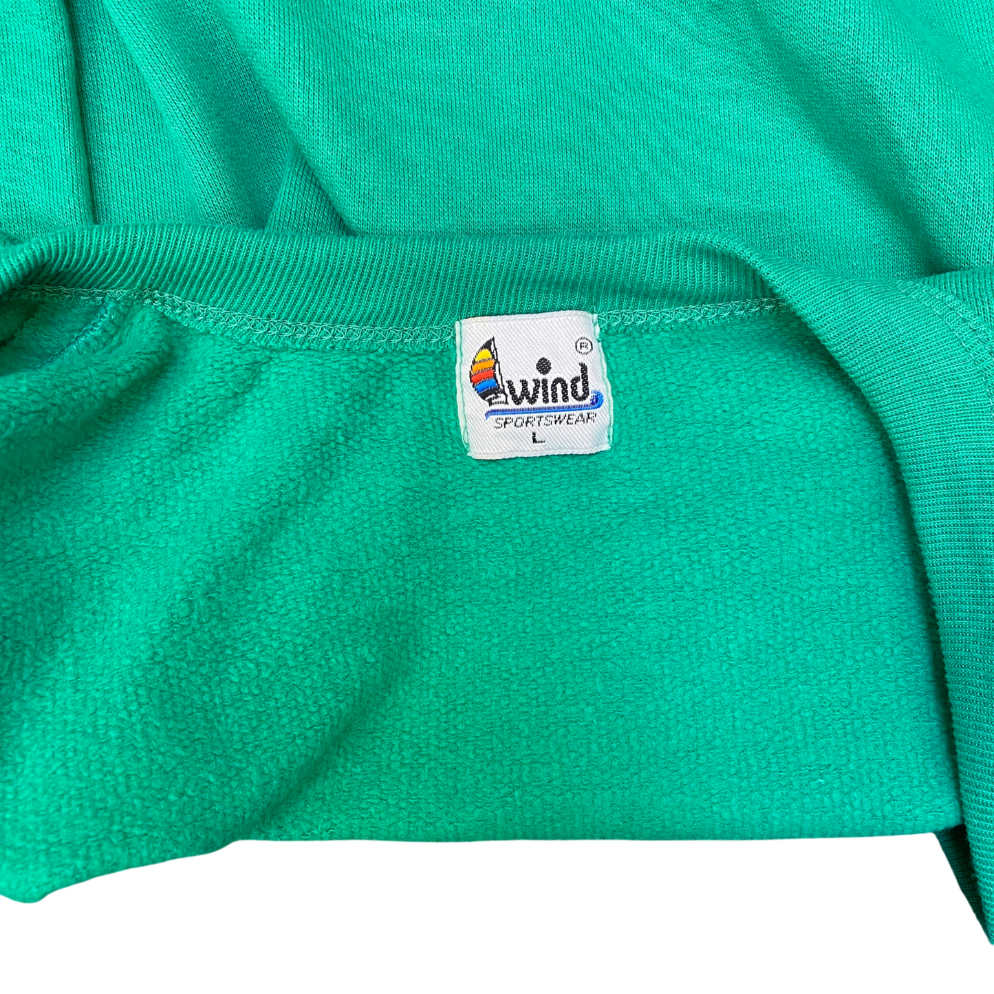 Wind Sportswear Cardigan Jumper Womens Large Green Long Sleeve Button Front