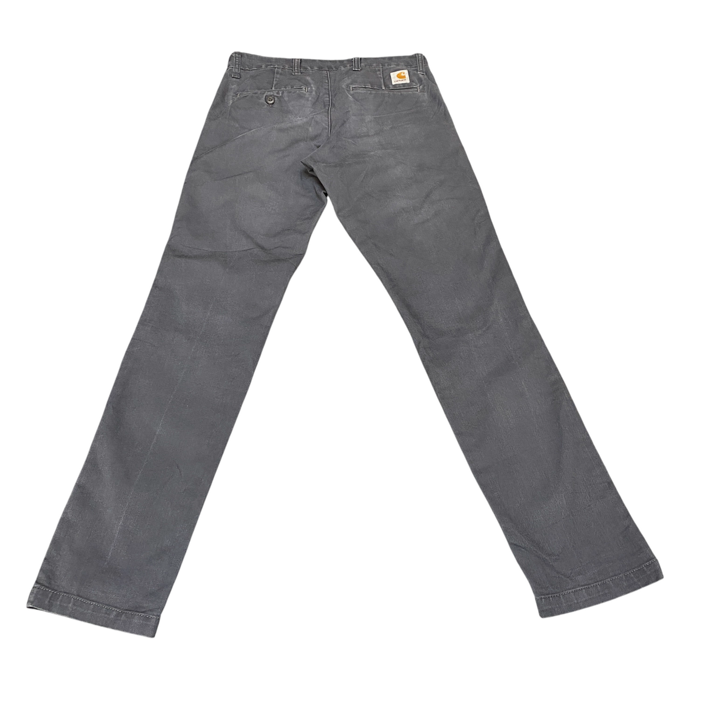 Carhartt Sid Pants Mens 29" Waist Grey Work Regular Fit Low Waist Straight Leg