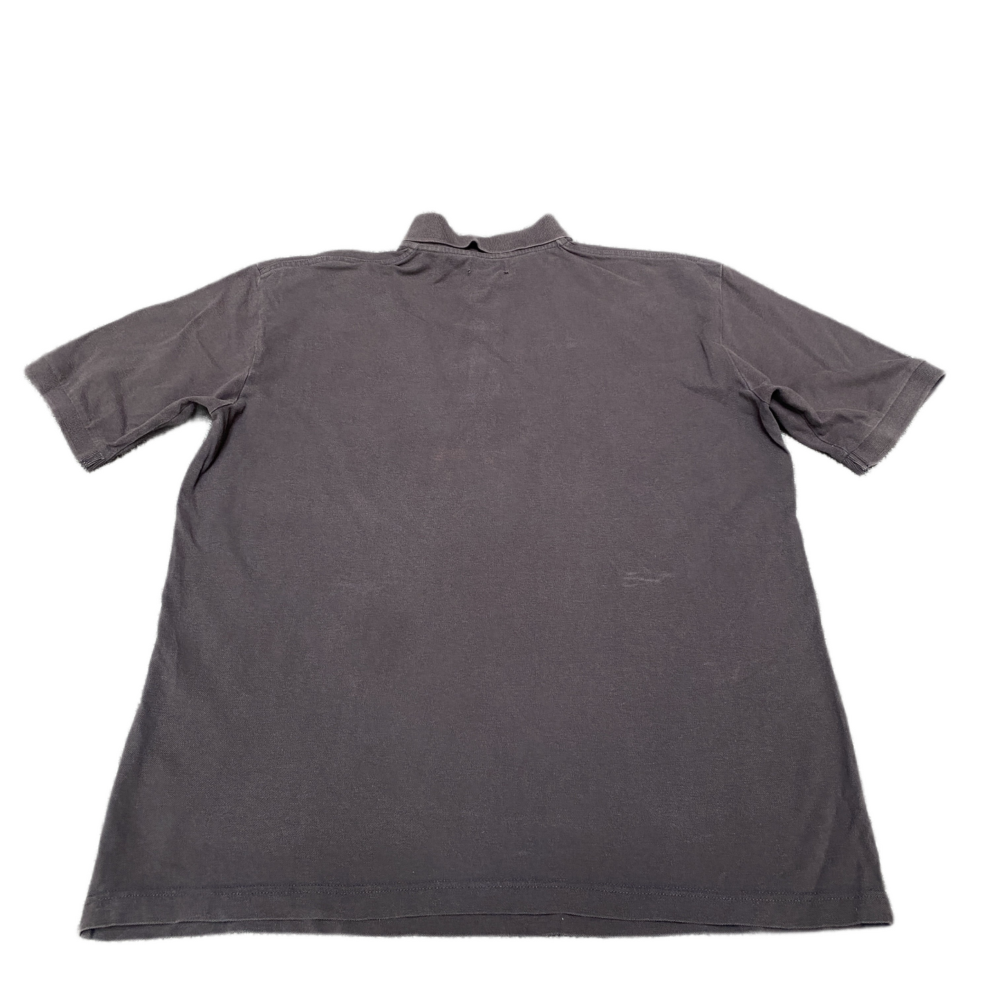 Kappa Polo Shirt Mens XL Grey Stretch Embroidered Logo Golf Performance Popover