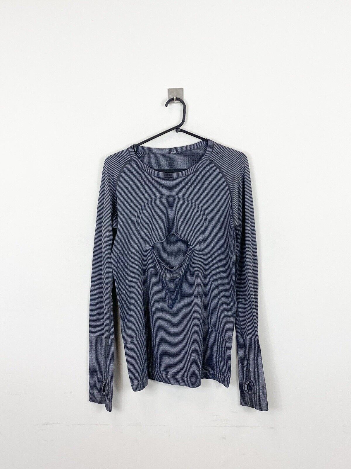 Long Sleeve Top Grey Womens M