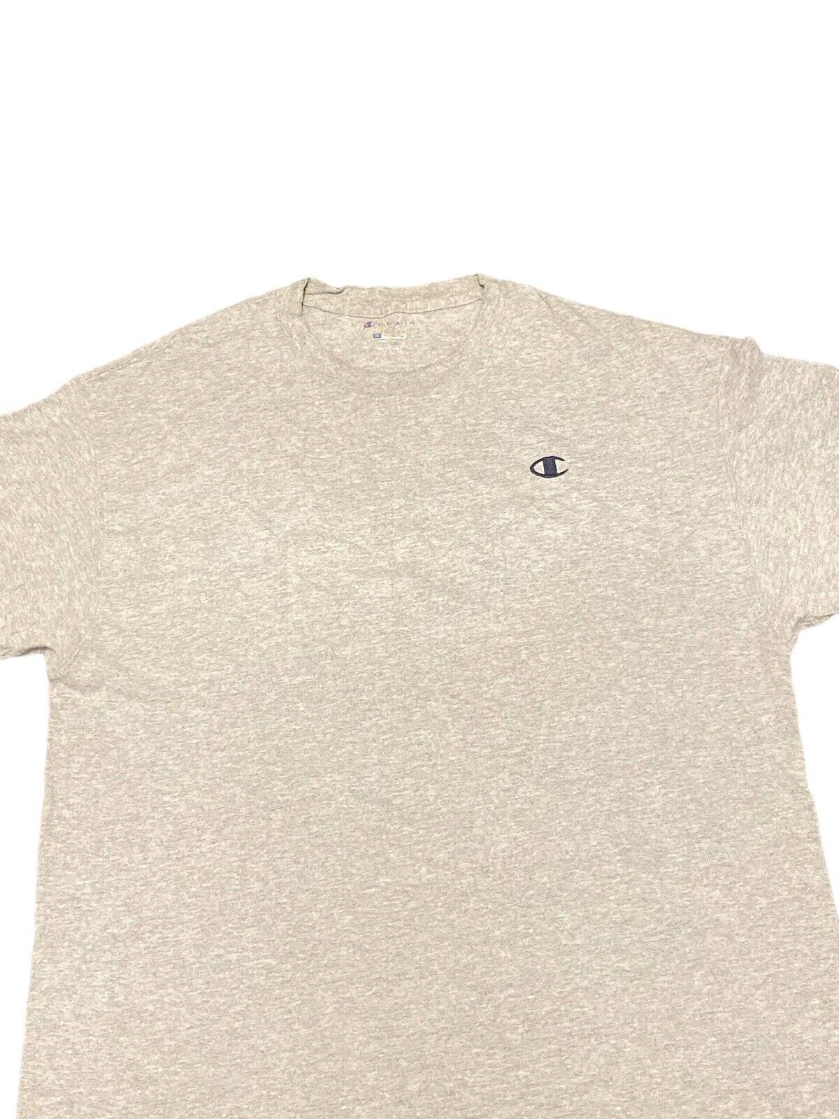 Champion T-Shirt Grey Mens XL Chest Logo