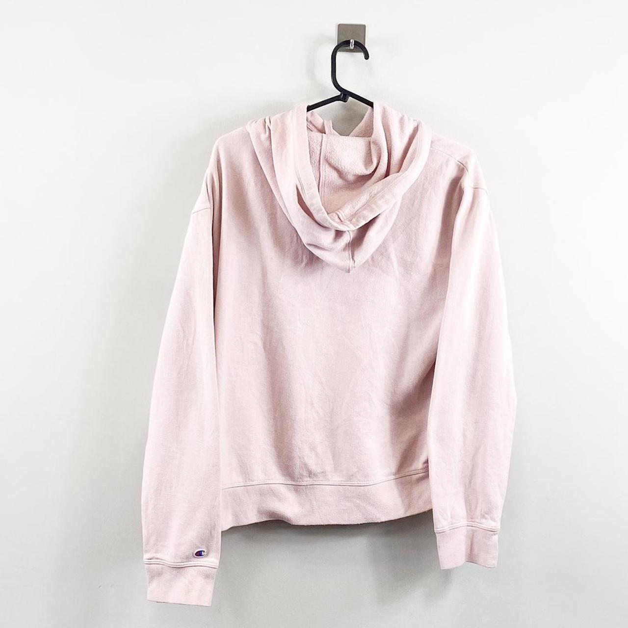 Vintage Champion Embroidered Hoodie Pink Women’s L