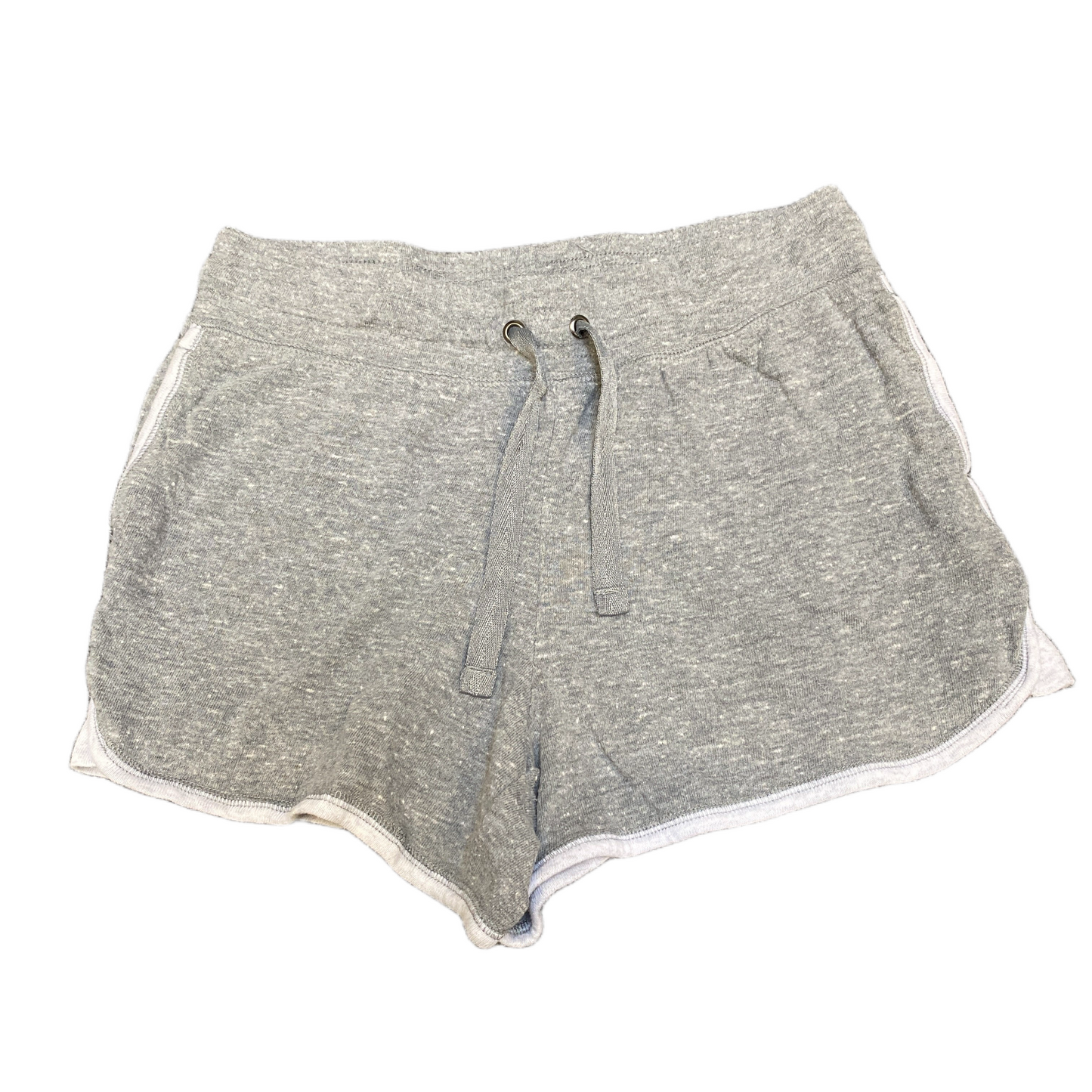Running Sprinter Shorts Womens M 29" Waist Grey Athletic Workout Gym Dolphin Hem