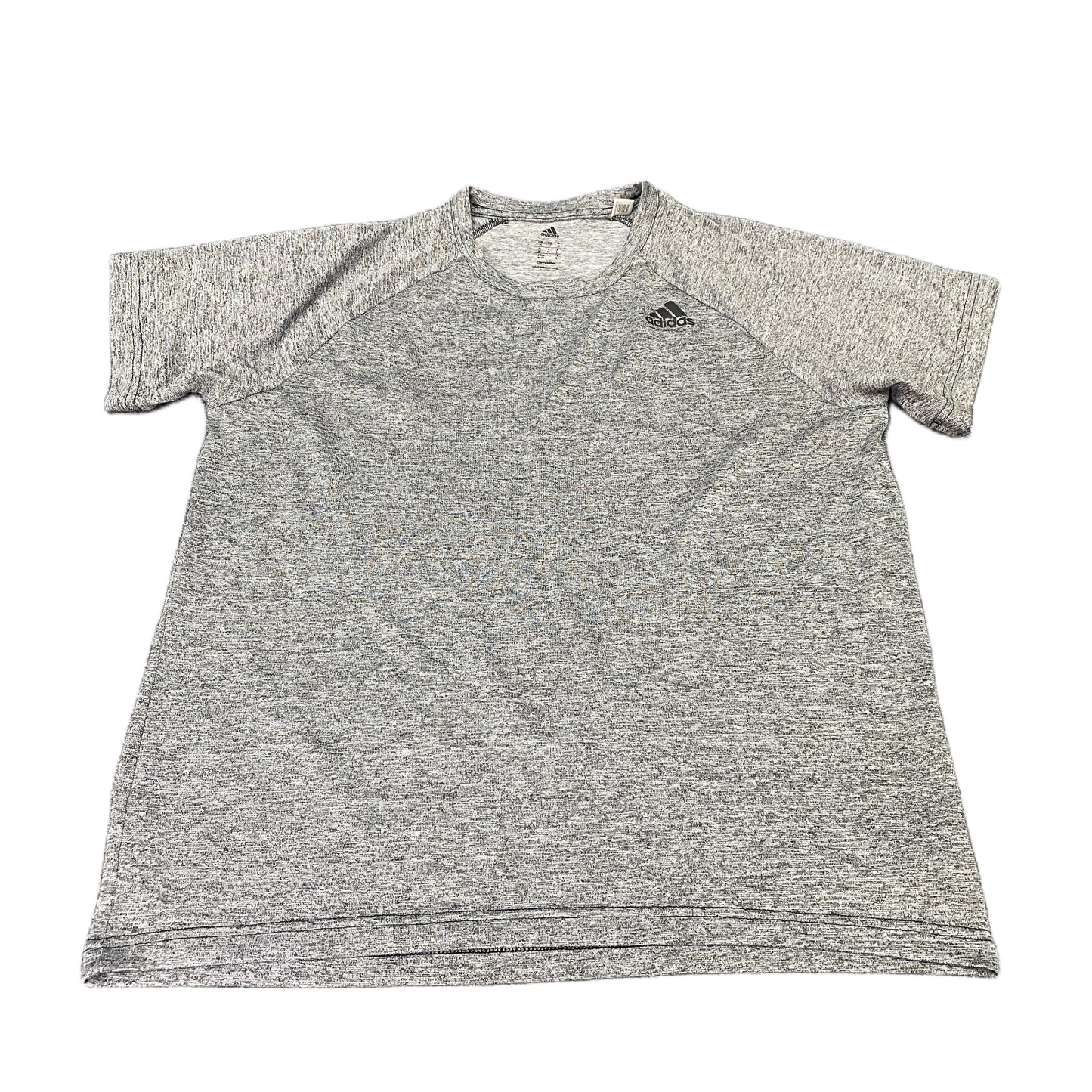 Adidas Climalite T-Shirt Womens M Grey Heather Short Sleeve Pullover Summer Tee
