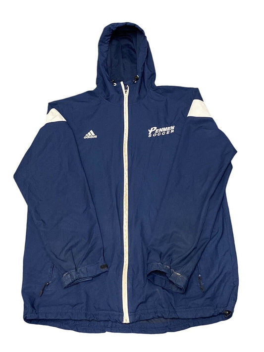 Adidas Lightweight Jacket Zip Up Navy Mens L