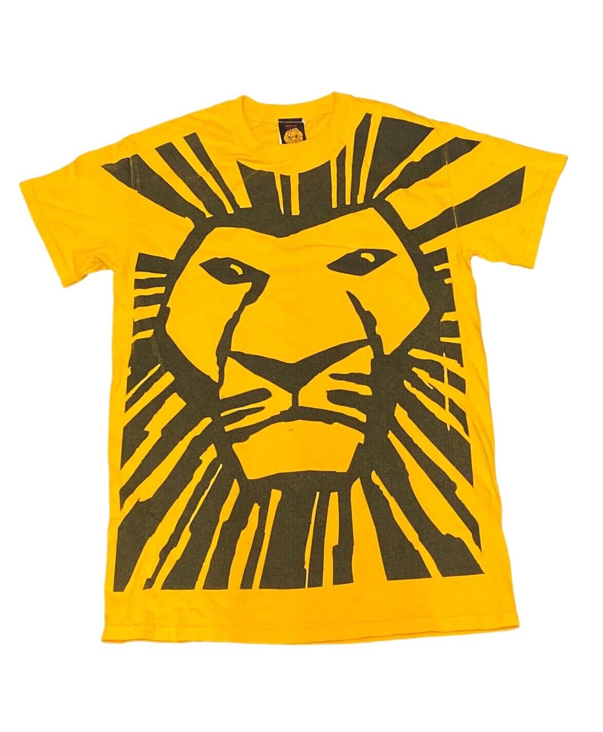 Disney The Lion King T-Shirt Yellow Mens S