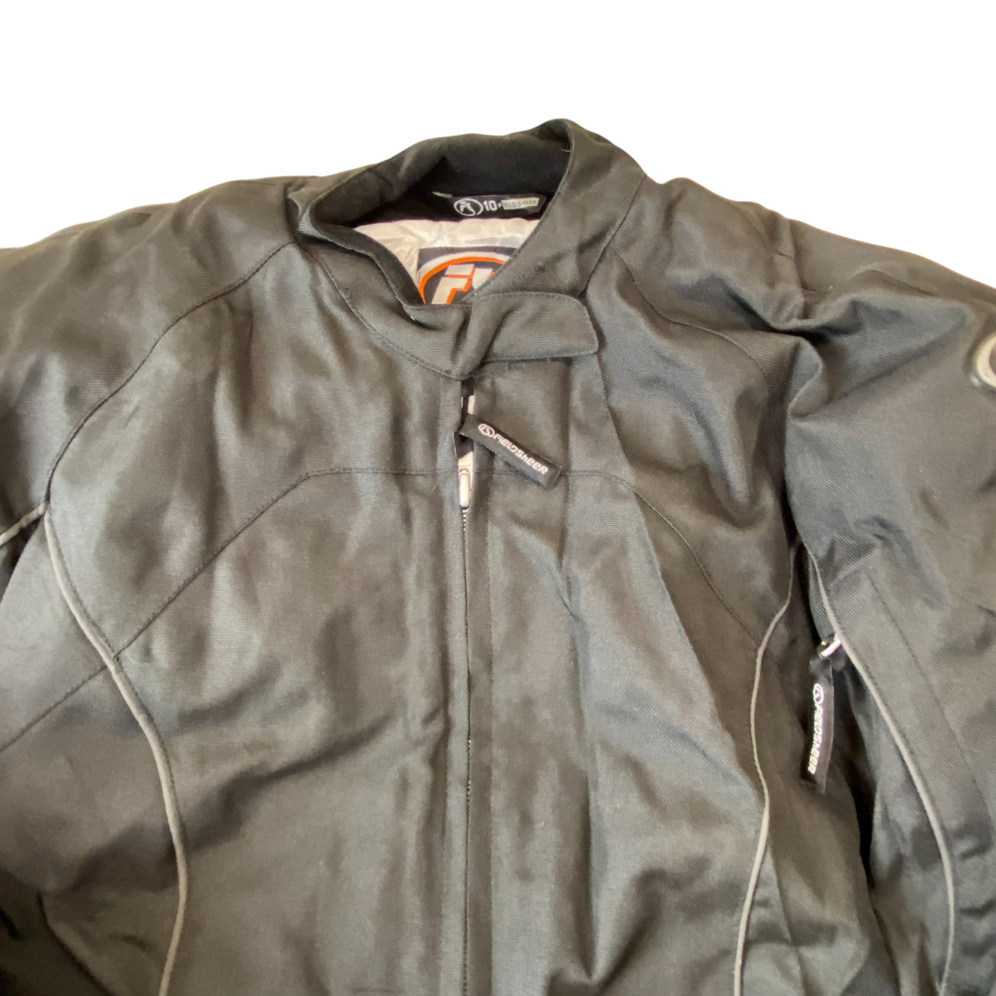 Fieldsheer Racing Motorcycle Jacket Women Medium Black High Performance Full Zip