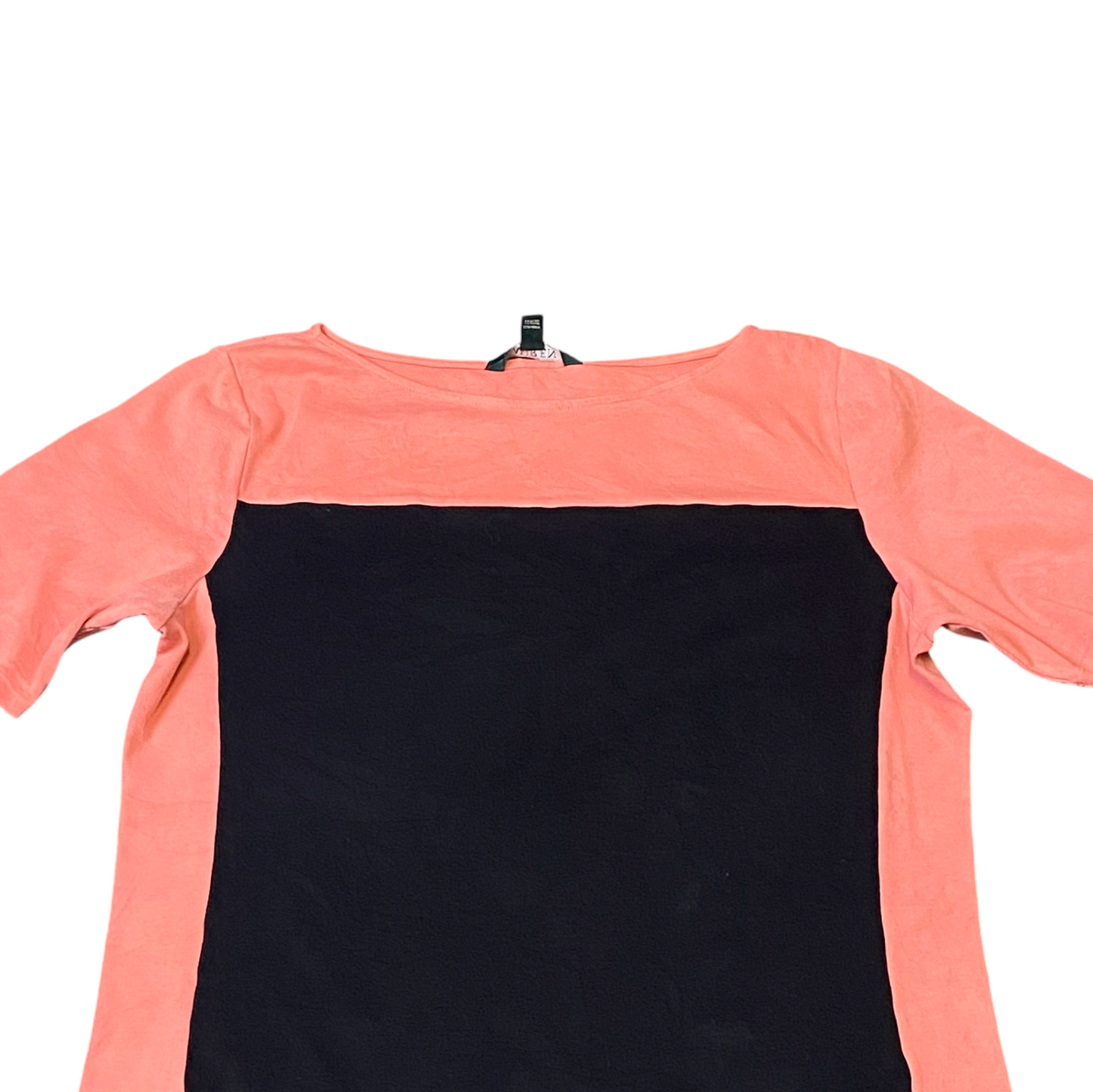 Ralph Lauren Tee Shirt Womens XL Pink Black Short Sleeve Crew Neck Pullover