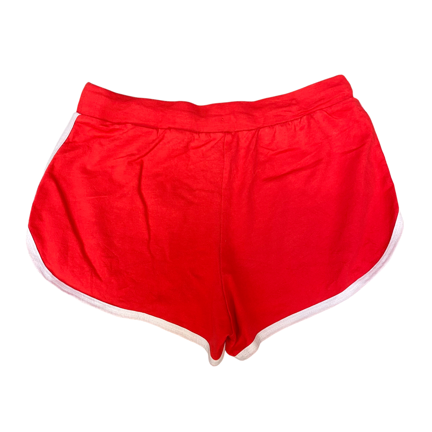 Running Sprinter Shorts Womens Small Red Athletic Fit Drawstring Elastic Waist