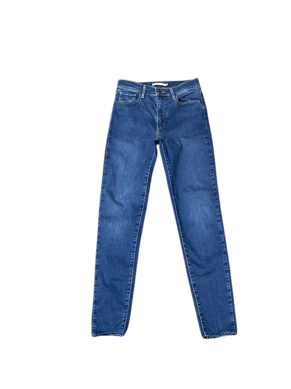 Levi's Jeans Womens 27W 28L Blue Denim Red Tab Medium Wash Skinny Leg Preppy