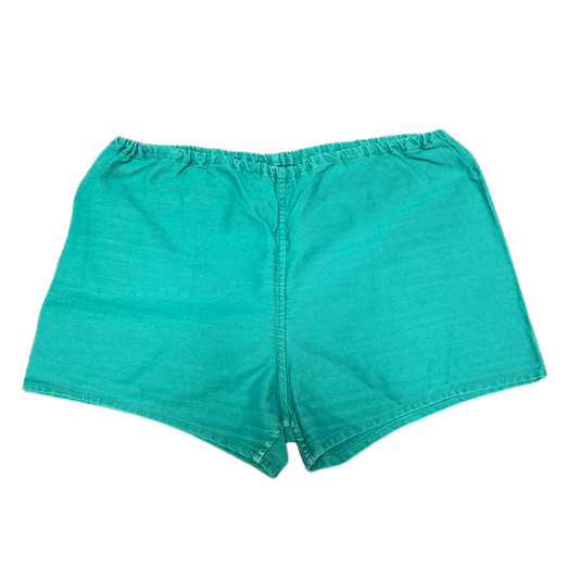 Running Sprinter Shorts Boys S 27" Waist Teal Green Athletic Athleisure Pull On