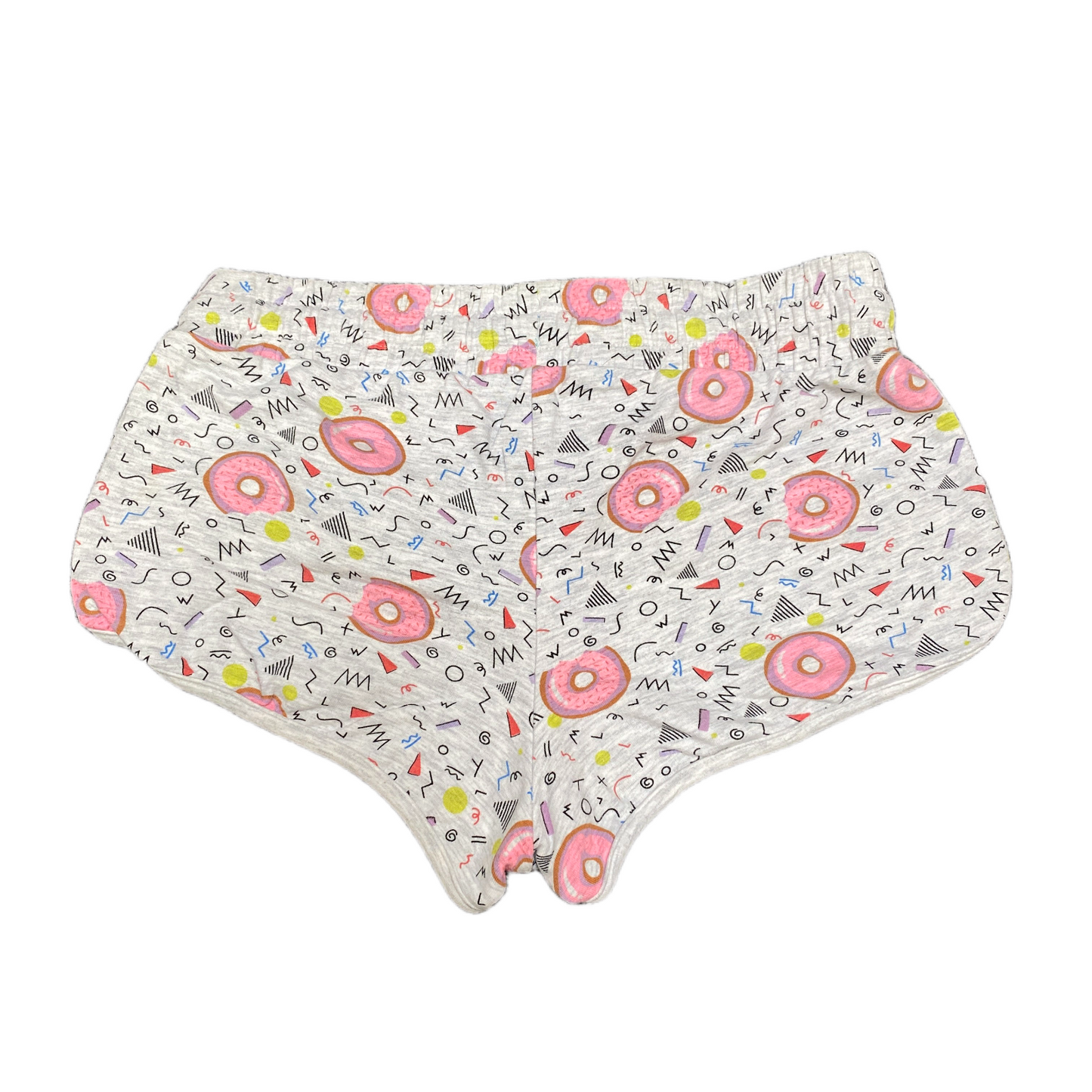 Running Sprinter Shorts Womens XS 25" Waist Multi Patterned Athletic Dolphin Hem