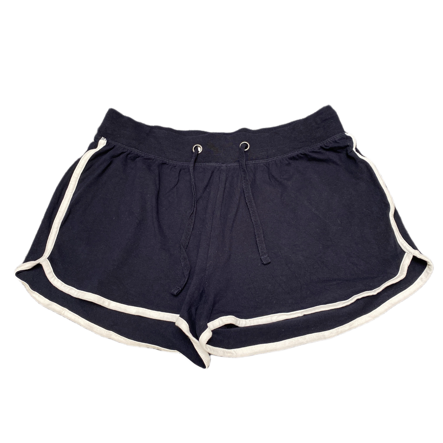Running Sprinter Shorts Womens M 28" Waist Navy Athletic Gym Workout Dolphin Hem