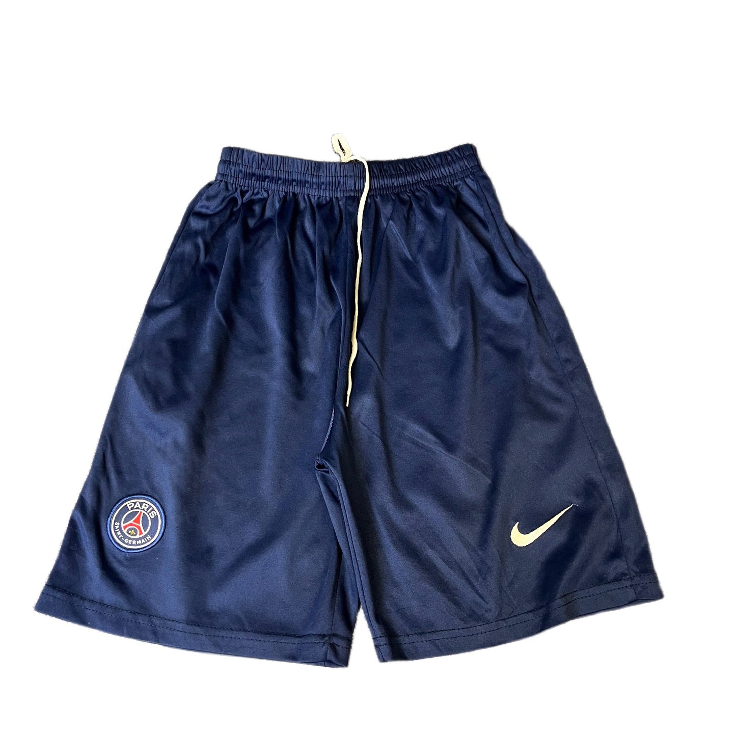Nike Football Shorts Fits as Womens Small 21" Waist Navy Performance Drawstring