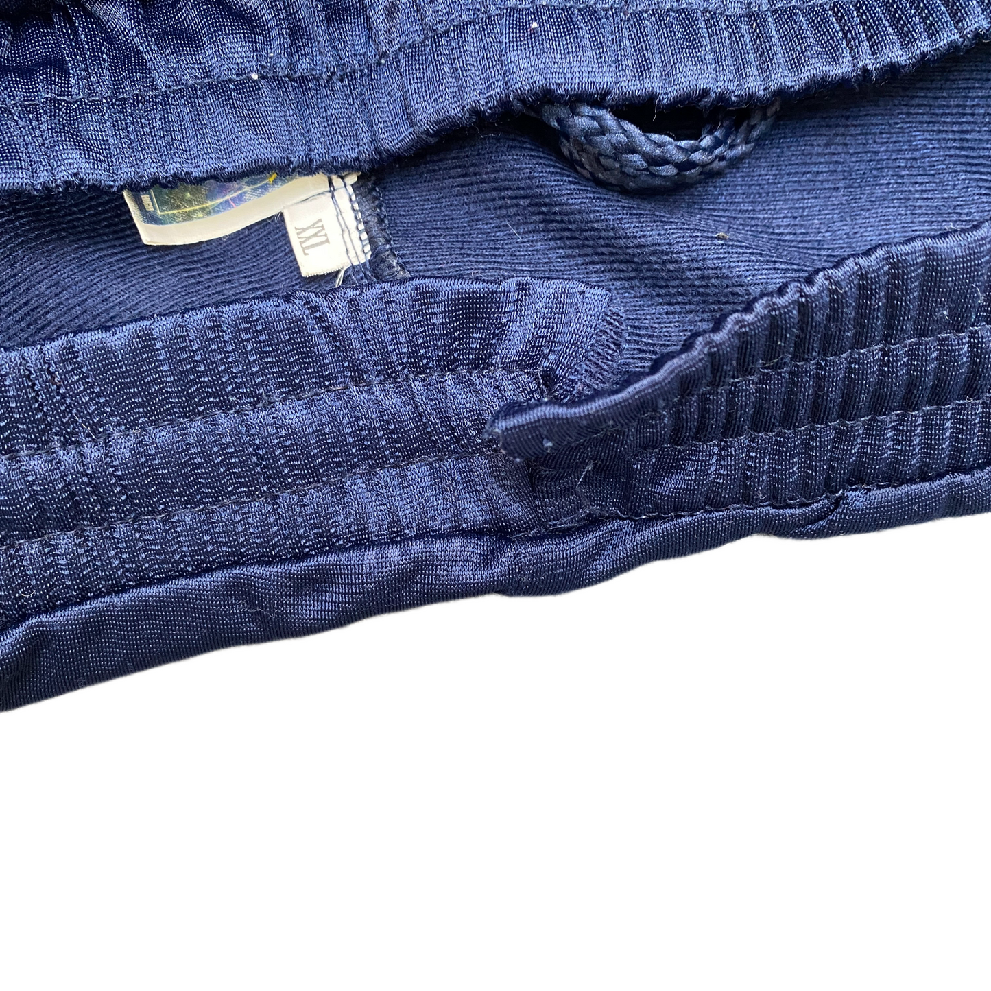 Hot Shark Joggers Fits as Womens 30" Waist Blue Side Snap Drawstring Trousers