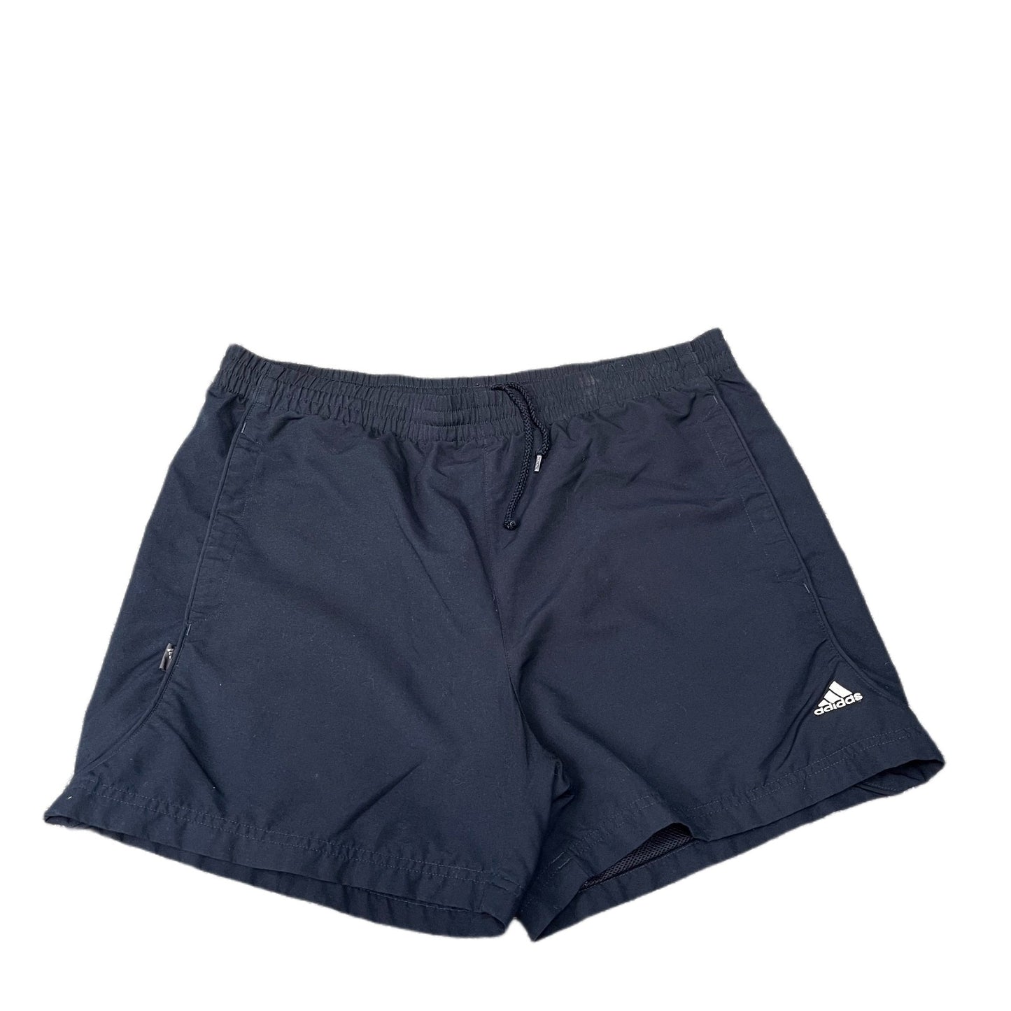 Adidas Activewear Shorts Men M 34" Waist Dark Navy Lined Athletic Gym Drawstring