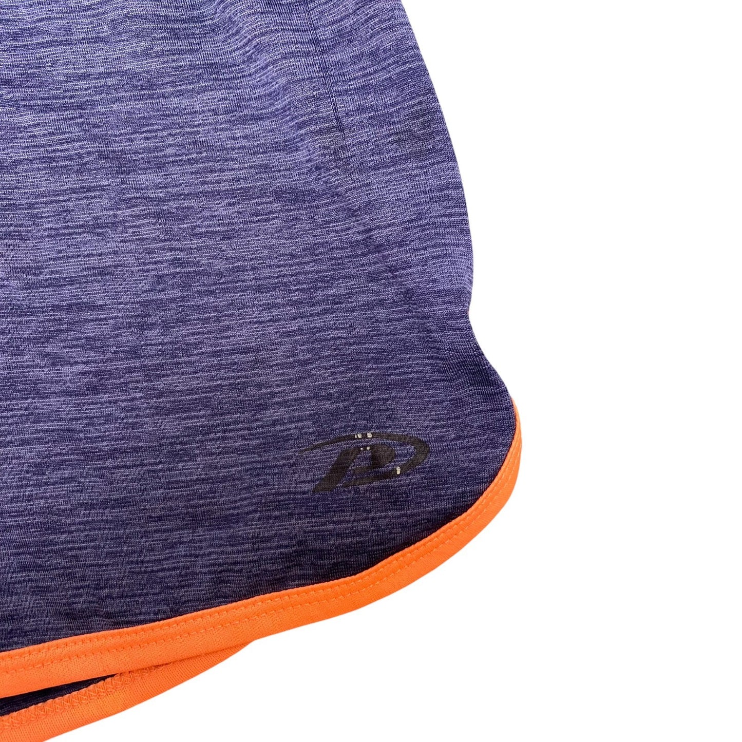 Pro Player Sprinter Shorts Womens Medium Purple Orange Wicking Elastic Waist