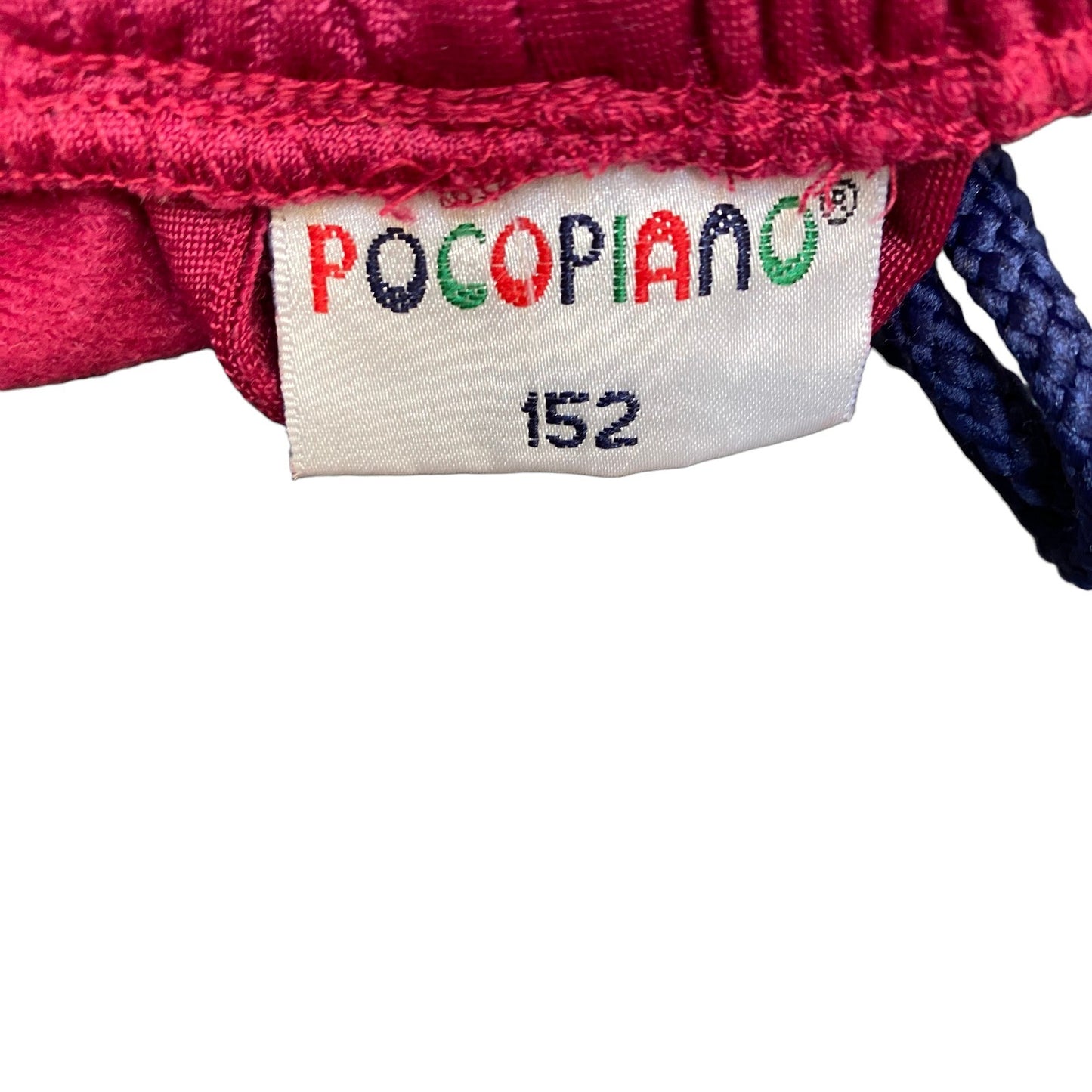 Pocopiano Sweatpants Fits as Womens 24" Waist Pink Blue Snap Button Trousers